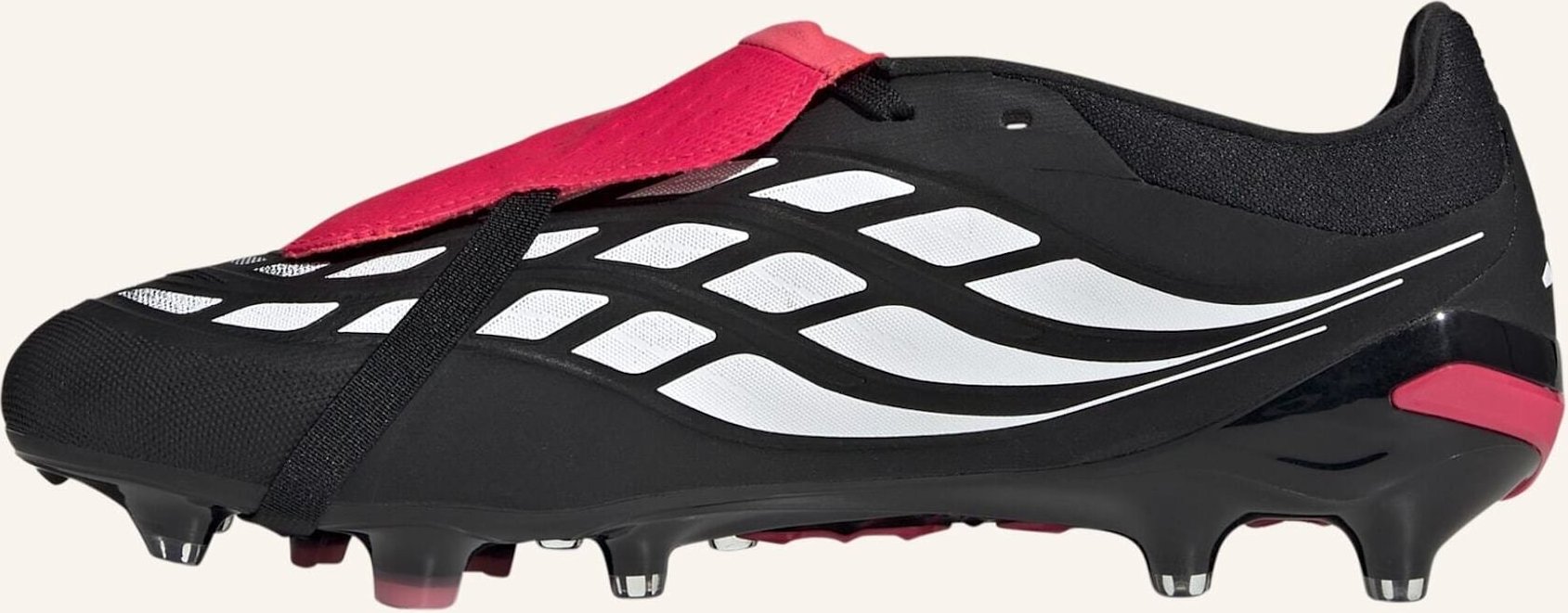 Thumbnail - Adidas Predator Pro Fold-Over Tongue Ag Fussballschuh schwarz