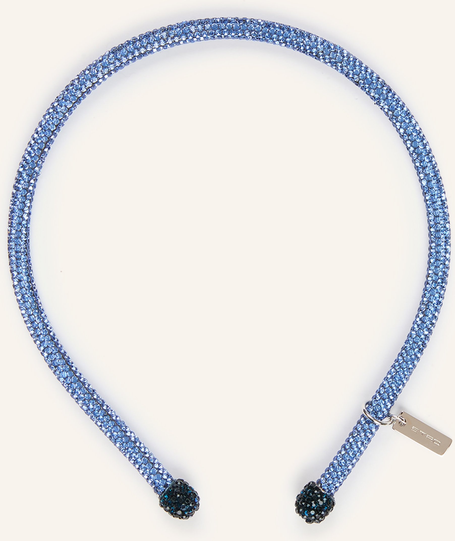 Etro Haarreif Mit Schmucksteinen lila