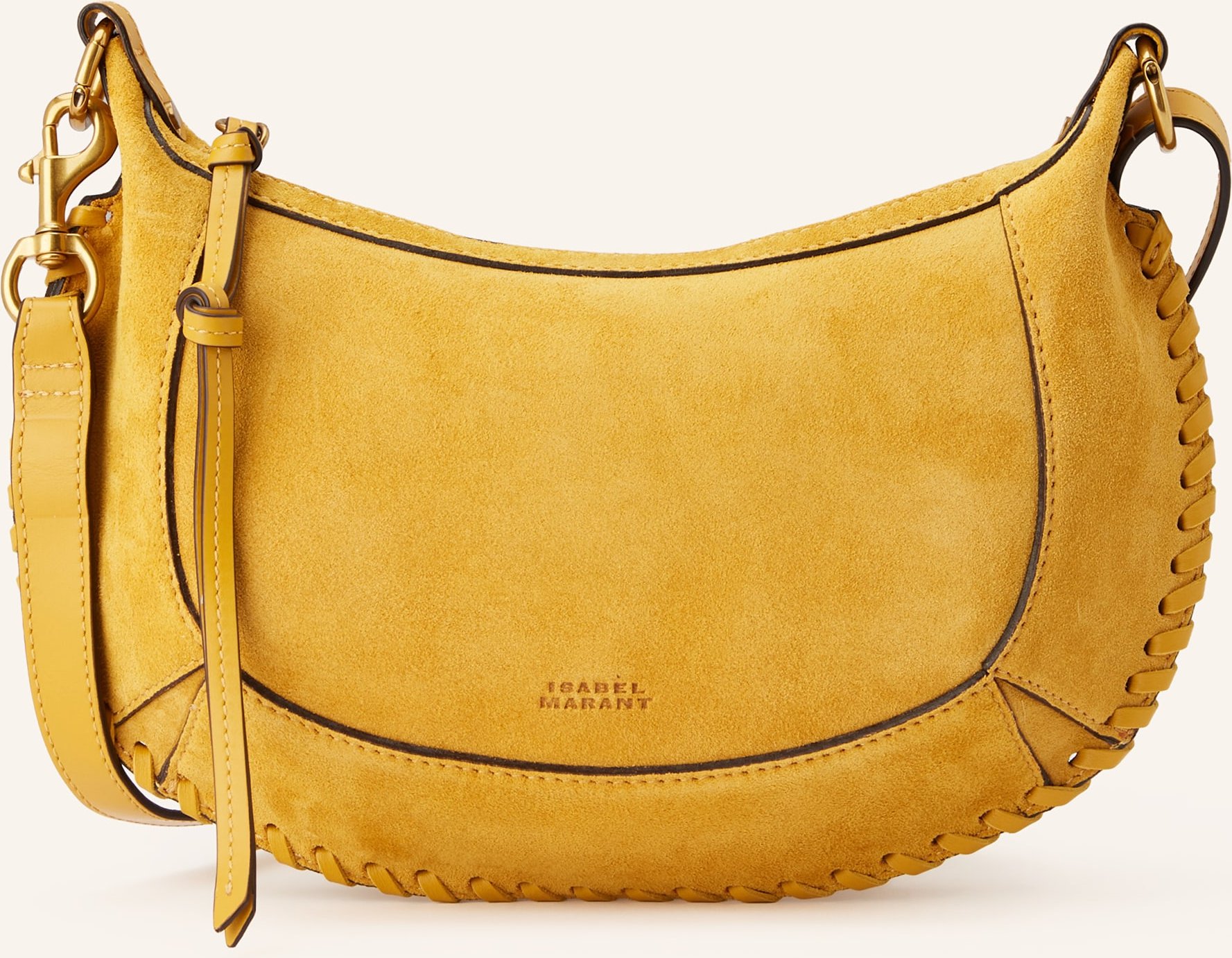 Isabel Marant Umhängetasche Oskan Moon gelb