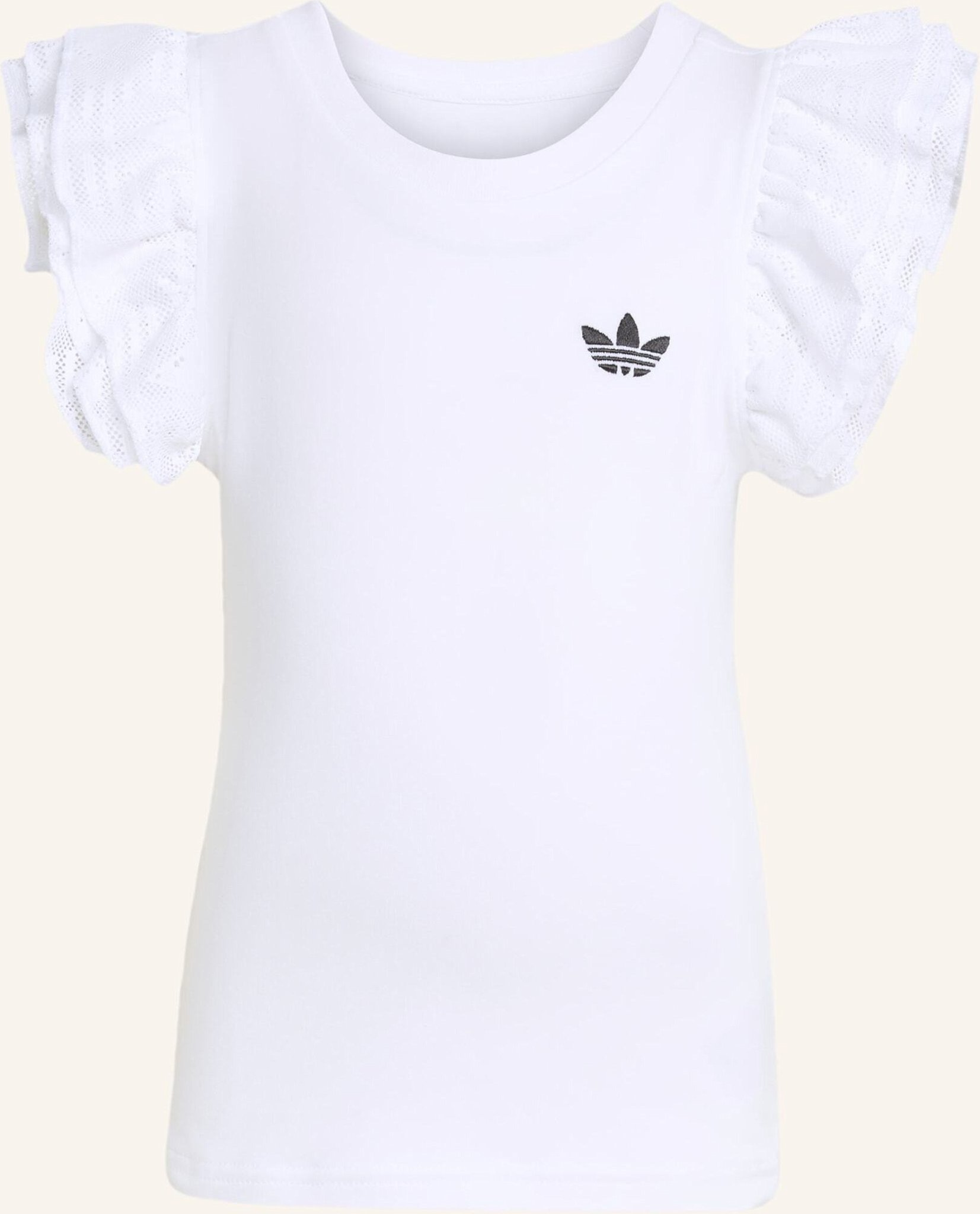 Adidas Originals Kurzes Aop Cycling T-Shirt-Set weiss