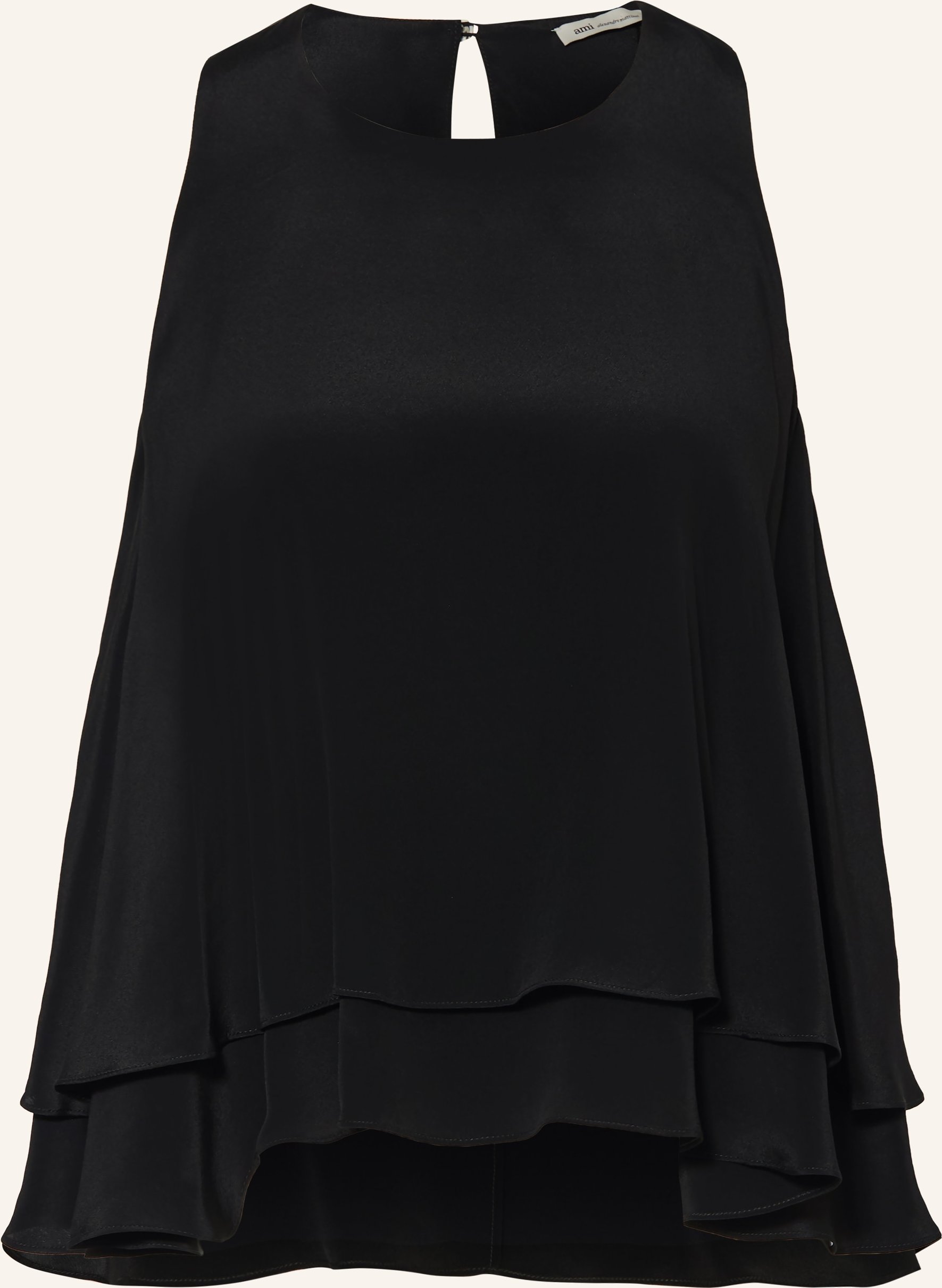 Ami Paris Blusentop schwarz