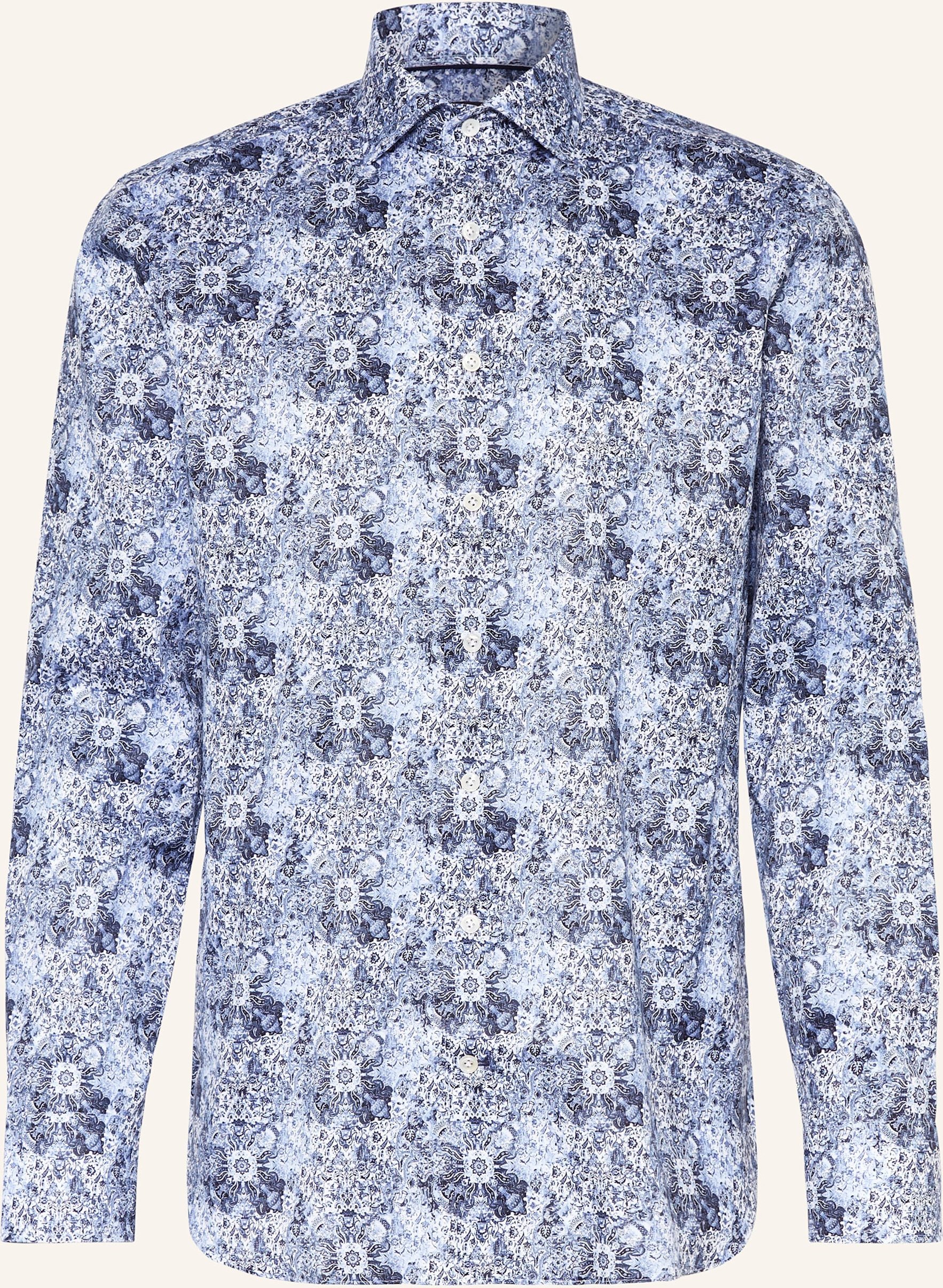 Thumbnail - Olymp Signature Hemd Signature Tailored Fit blau