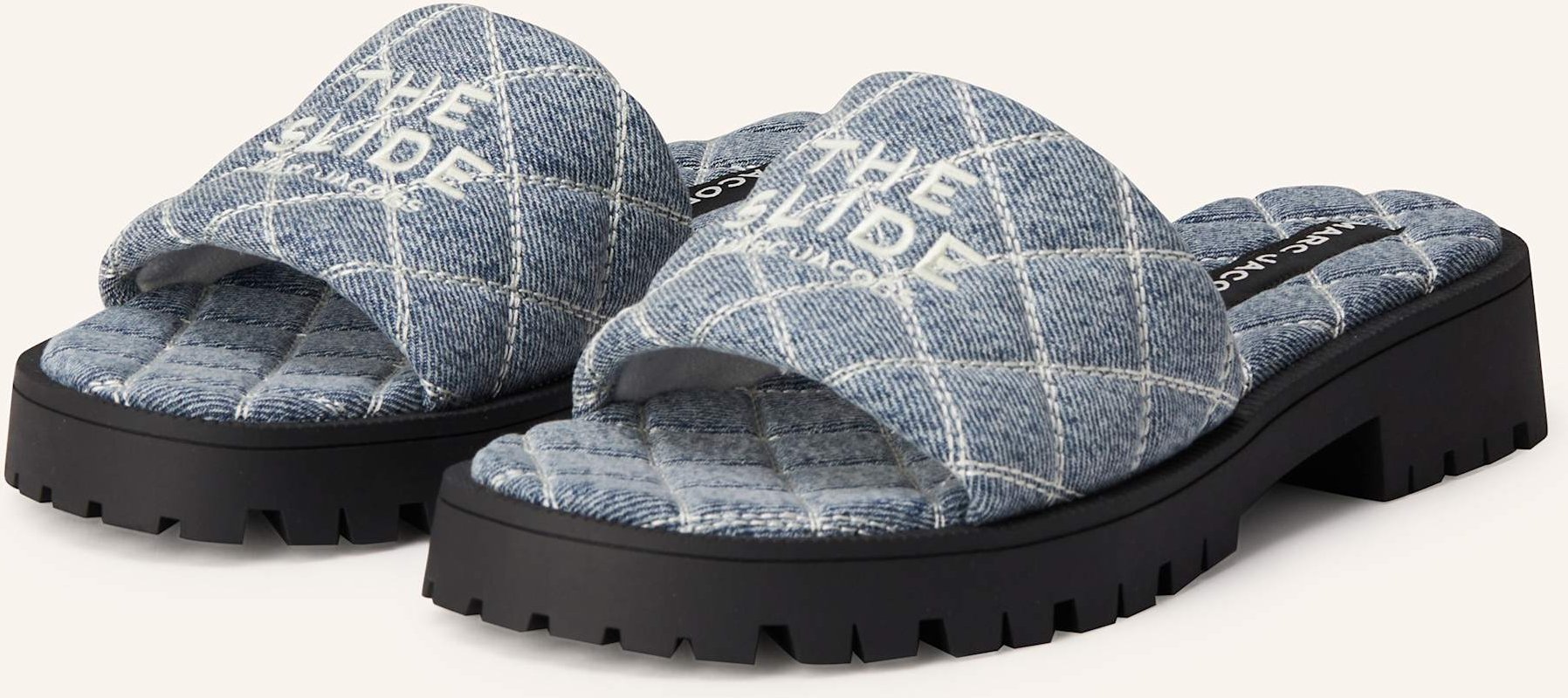 Marc Jacobs Pantoletten The Luge Sole blau