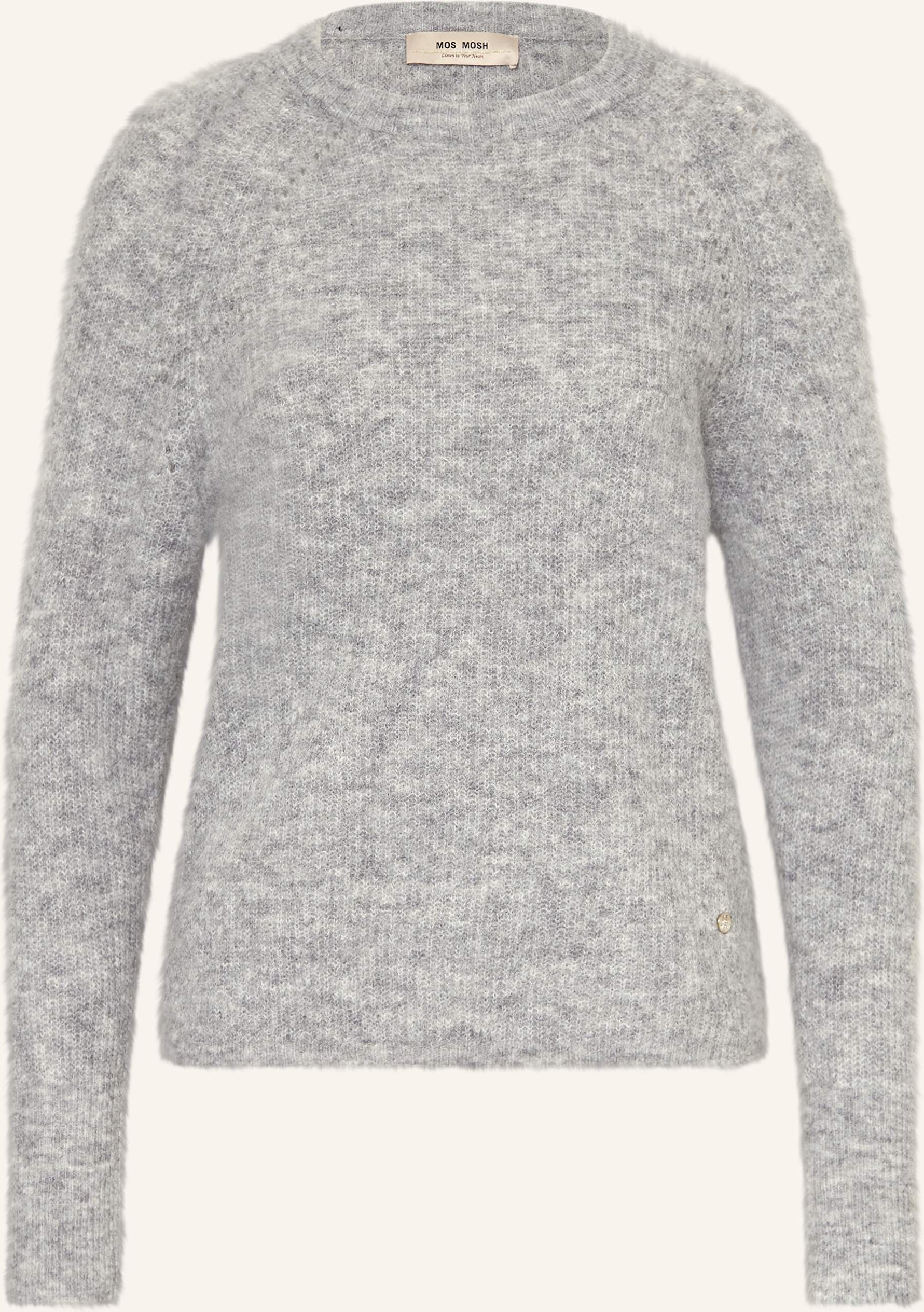 Mos Mosh Pullover Mmtammy Thora Mit Alapka Und Cashmere grau