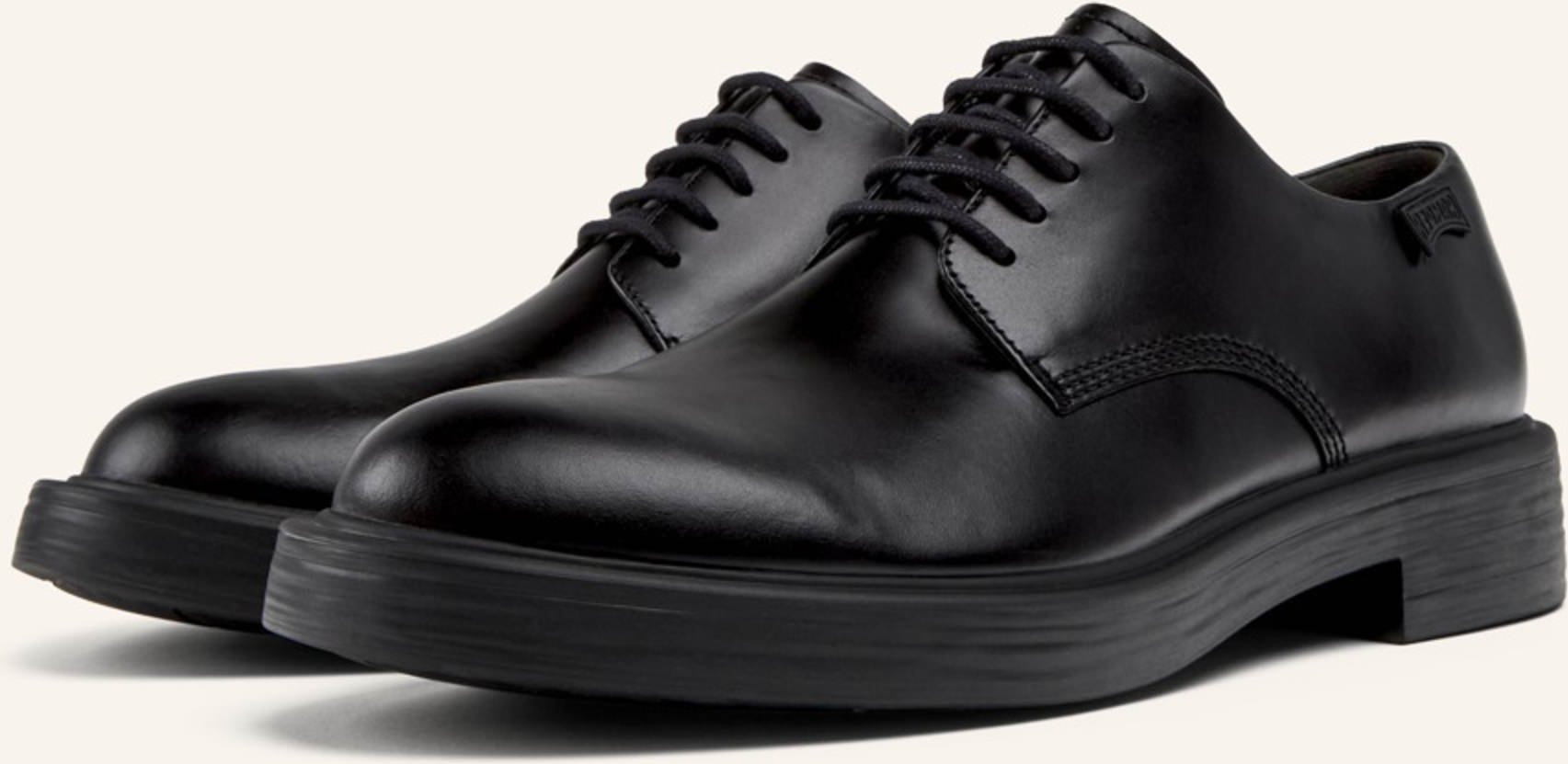 Camper Schnürschuhe Dean schwarz