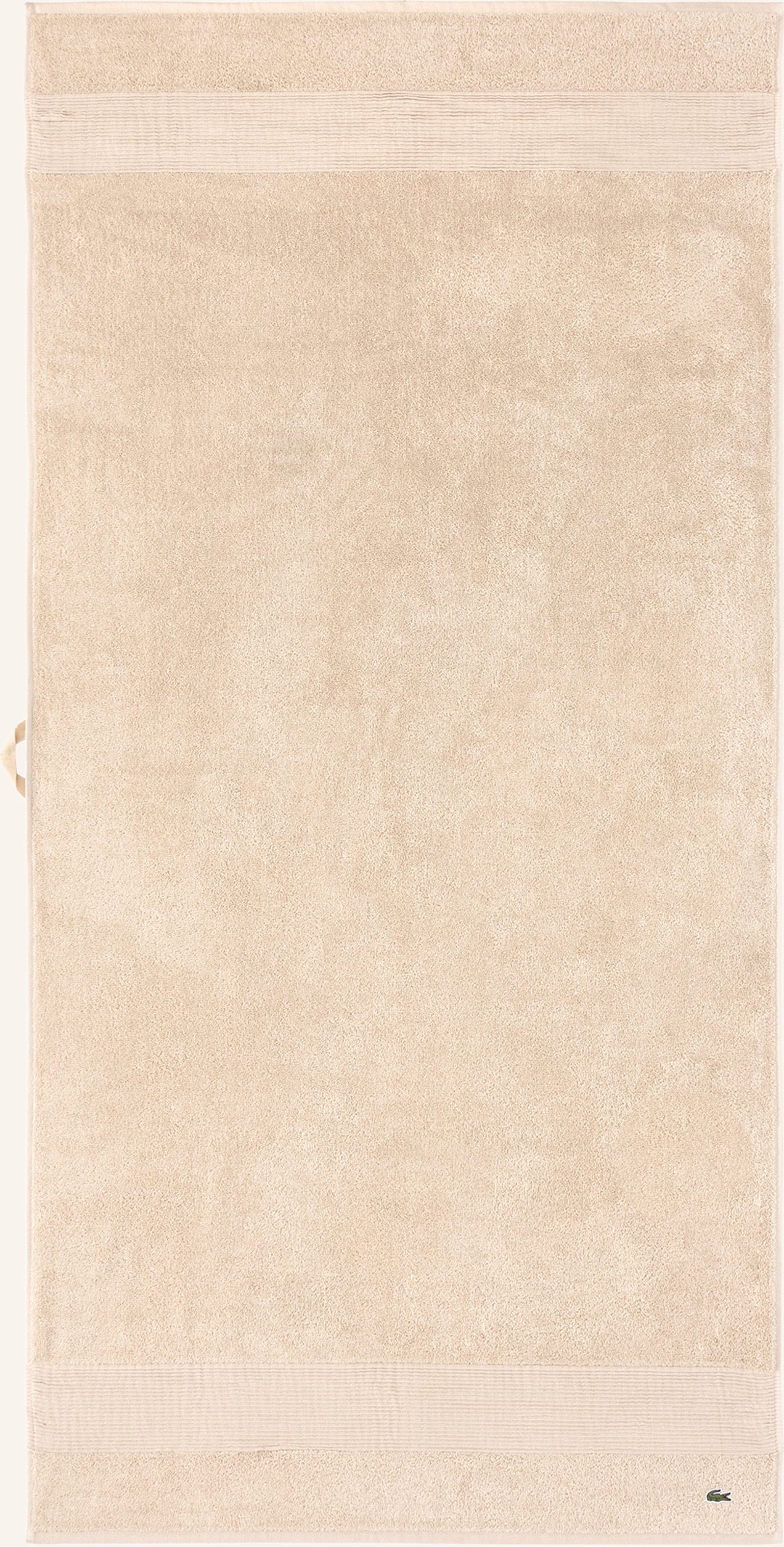 Thumbnail - Lacoste Duschtuch Llecroco beige