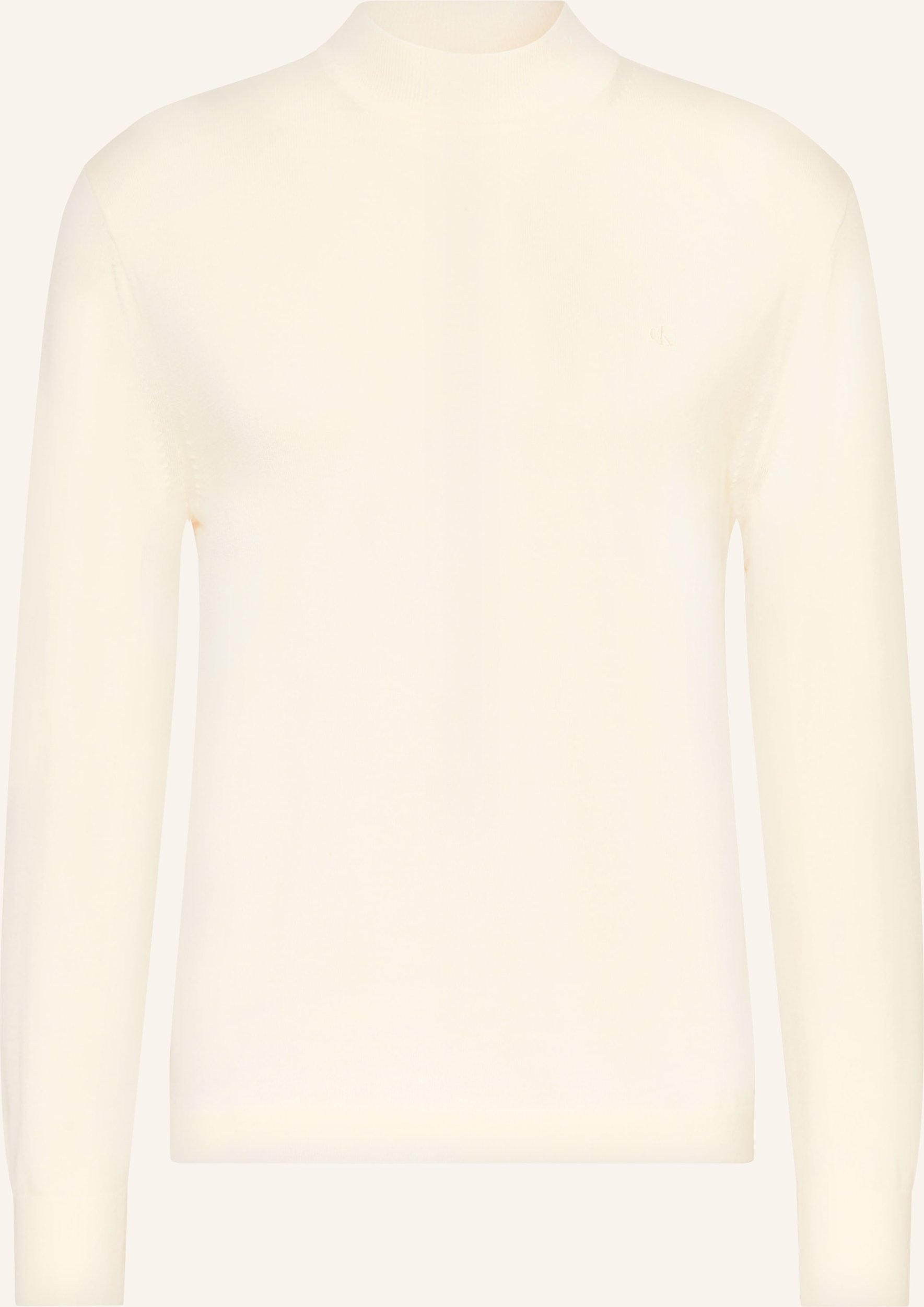 Calvin Klein Pullover Aus Merinowolle weiss