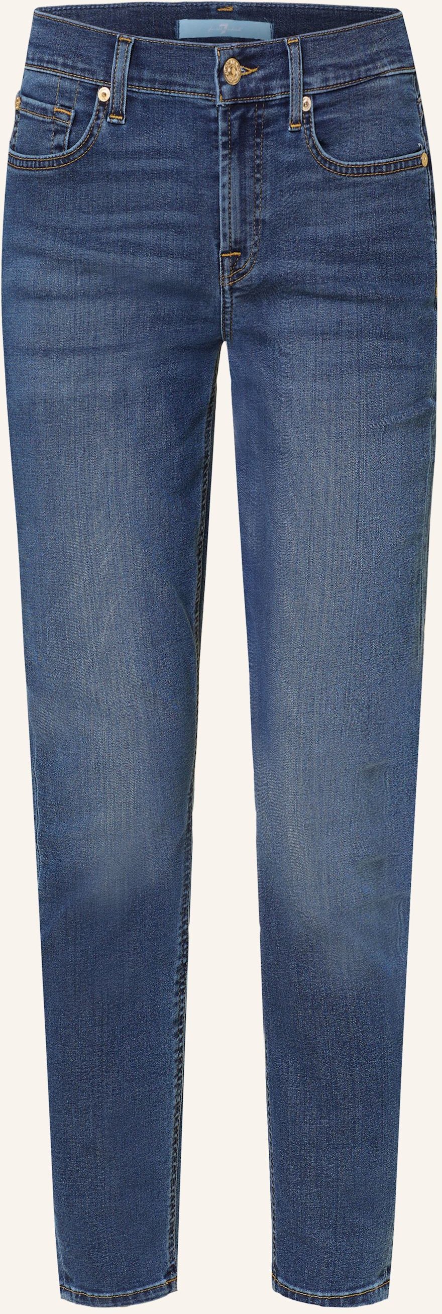 7 For All Mankind Skinny Jeans The Ankle Skinny blau