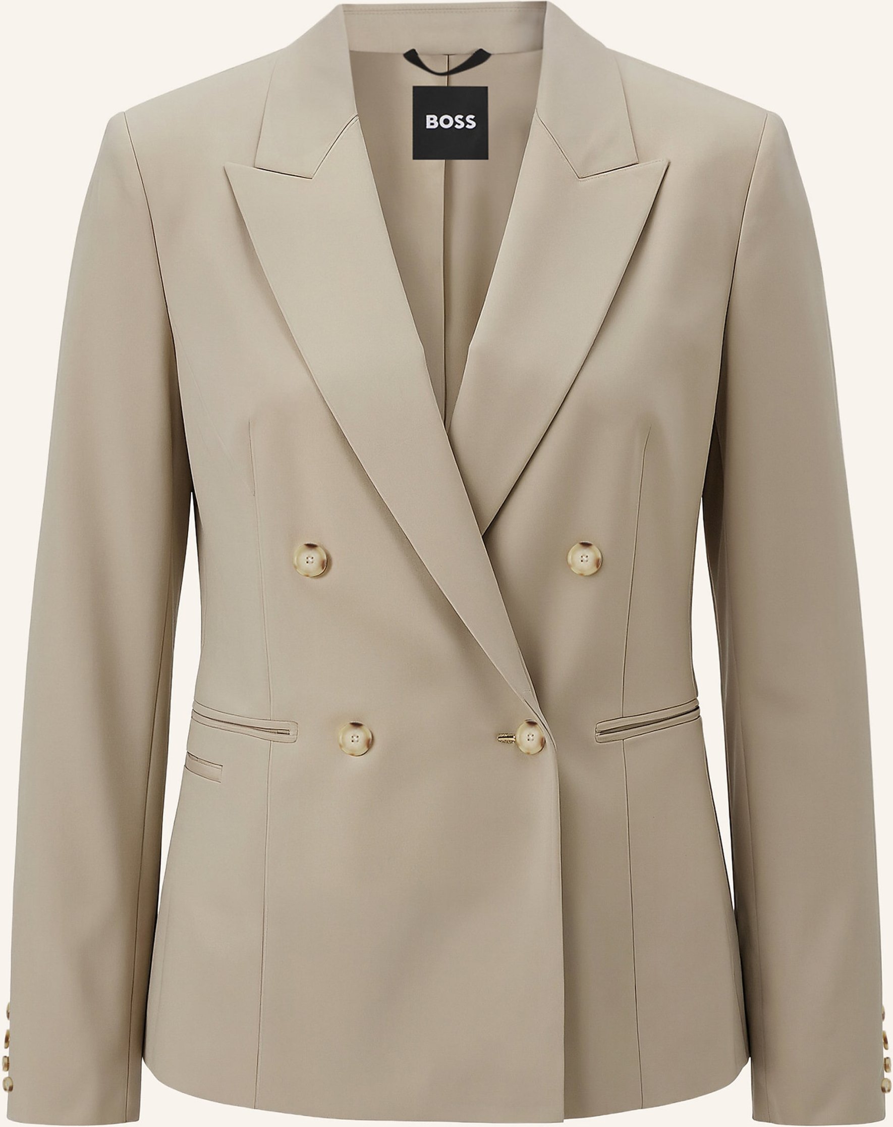 Boss Blazer Jiamia Slim Fit beige
