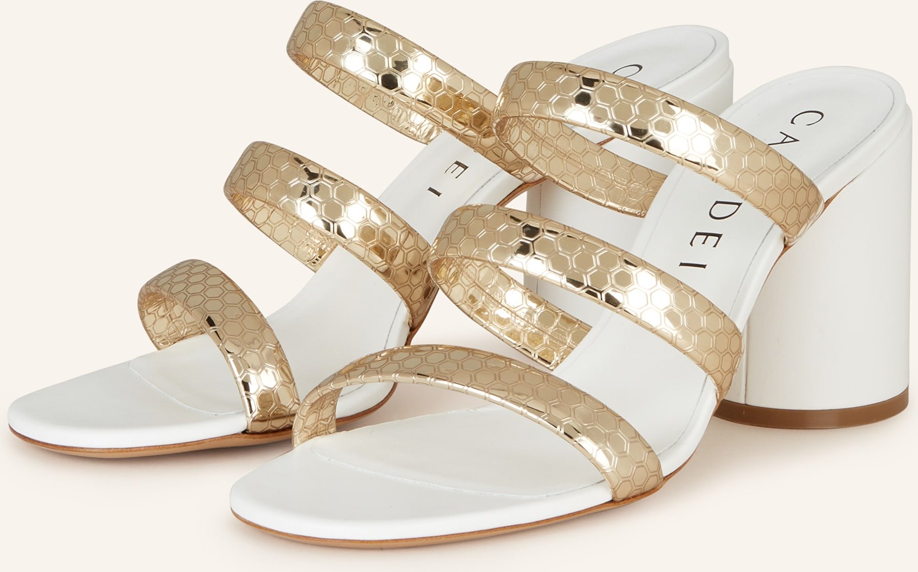 Casadei Mules Cleo weiss