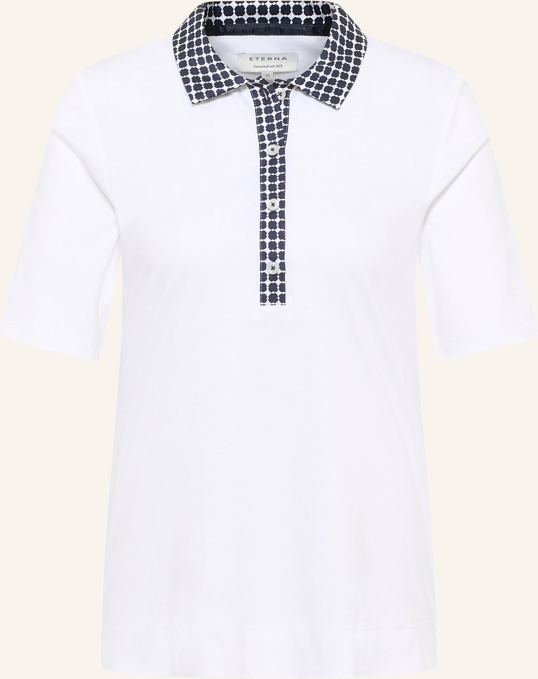 Eterna Poloshirt Regular Fit weiss