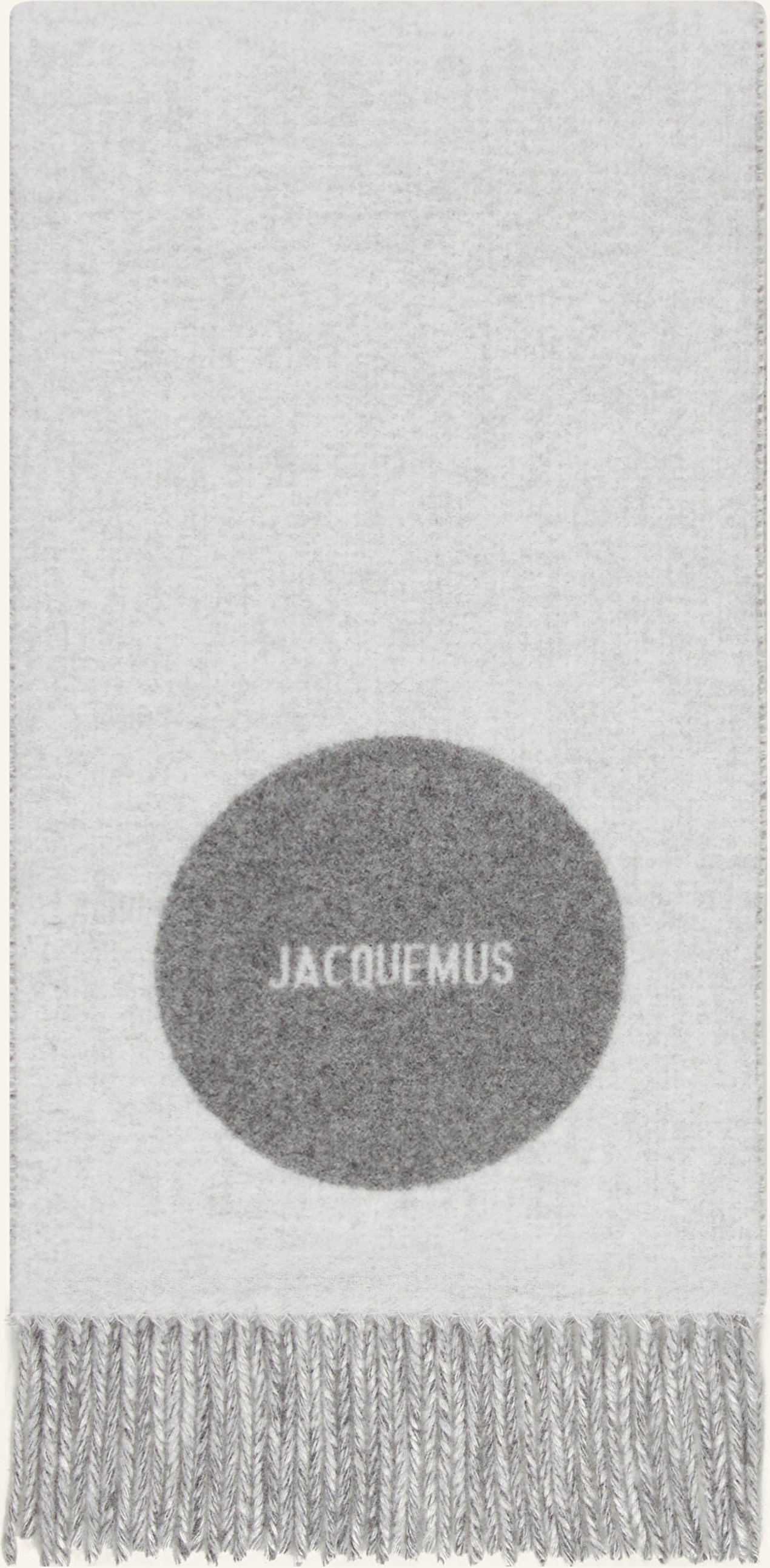 Thumbnail - Jacquemus Schal Le Charpe Rond Carre grau