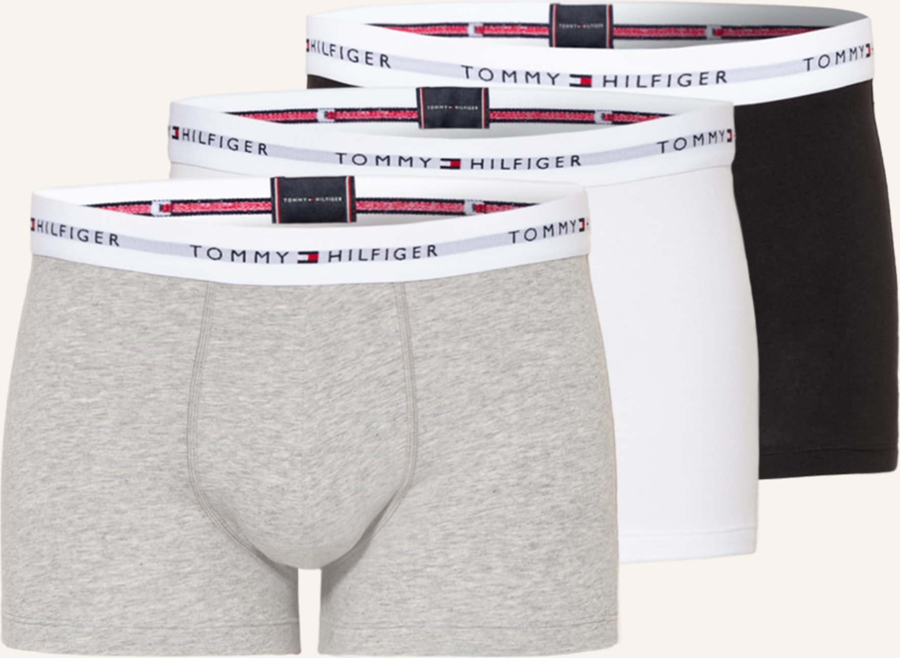 Tommy Hilfiger 3er-Pack Boxershorts grau