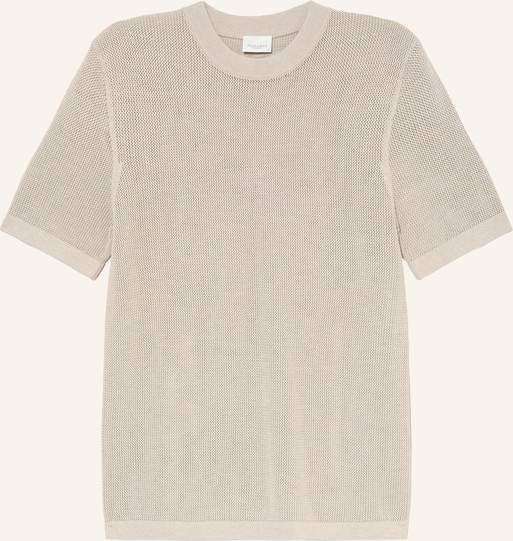 Profuomo Strickshirt beige