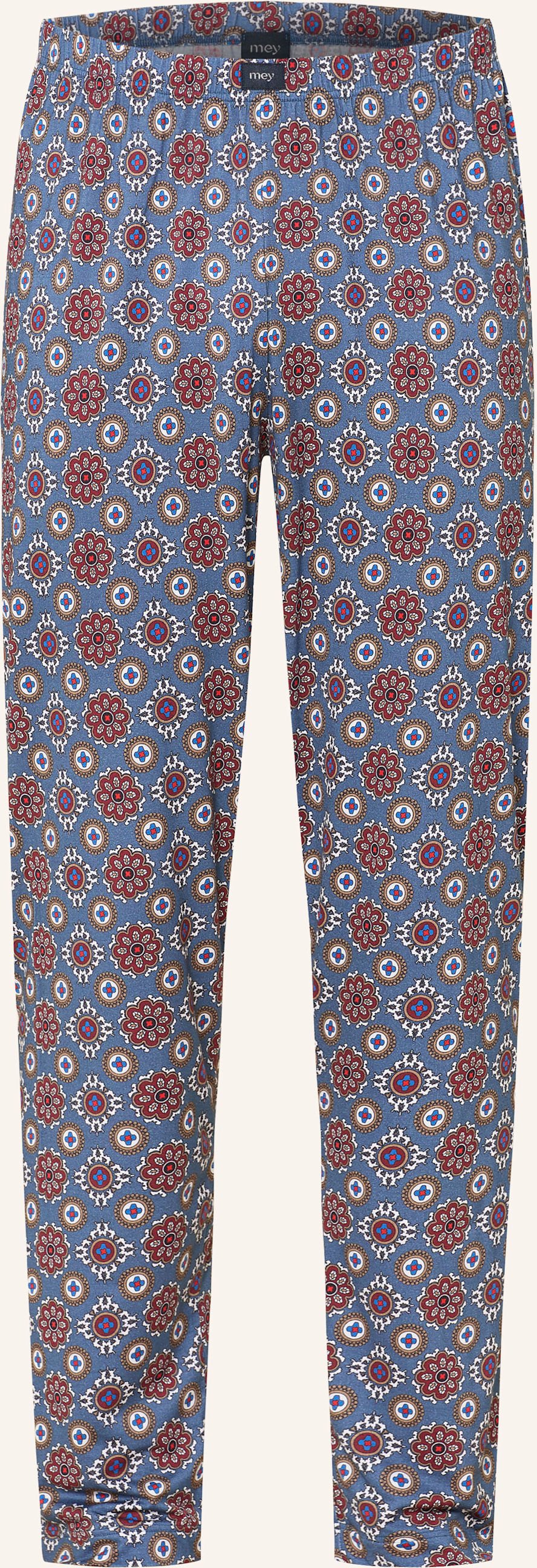 Thumbnail - Mey Schlafhose Serie Elegant Pattern blau