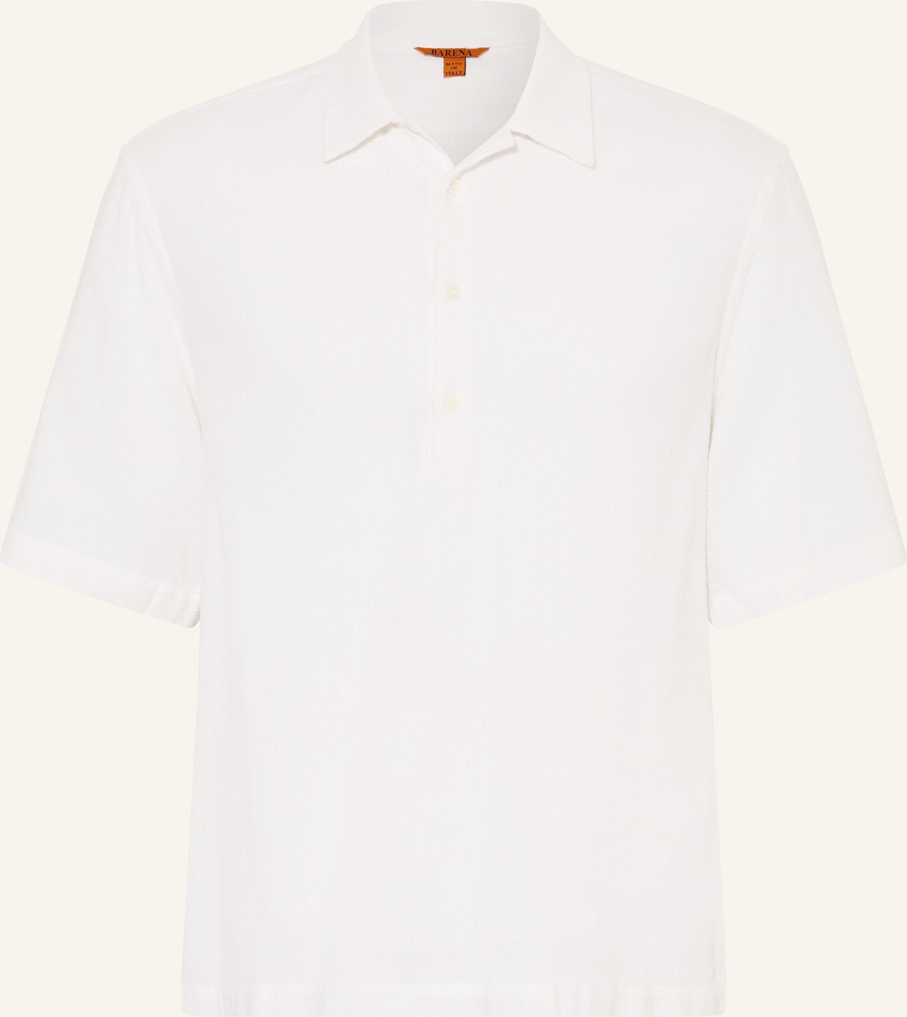 Barena Venezia Piqué-Poloshirt Mola weiss