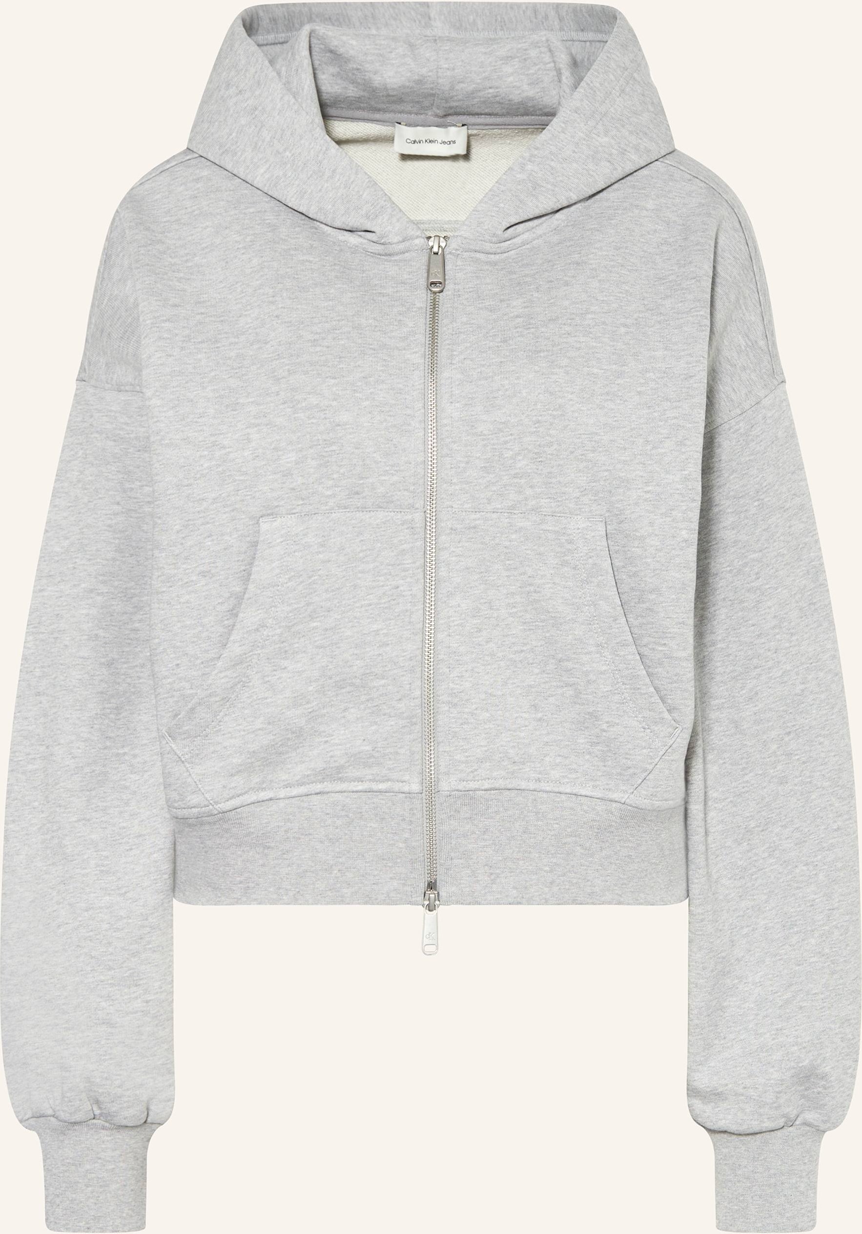 Calvin Klein Jeans Sweatjacke grau