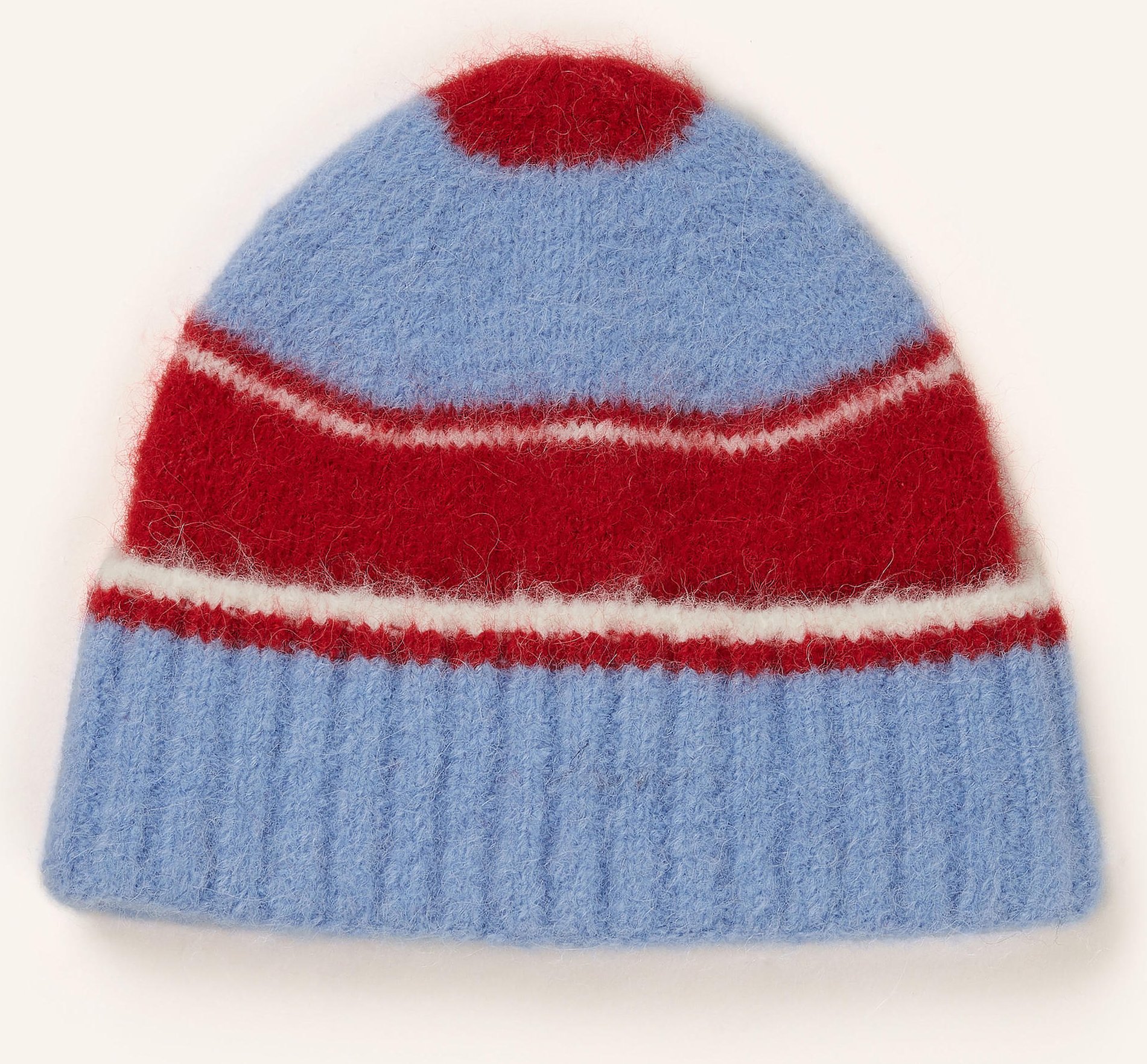 Samsøe Samsøe Mütze Sajeanne Mit Alpaka rot