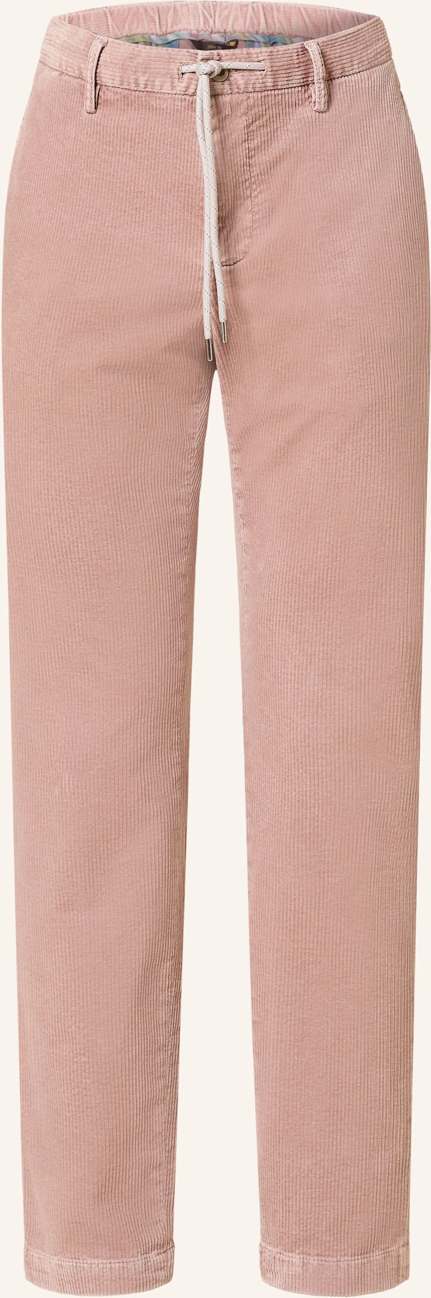 Alberto Cordhose Jump Im Jogging-Stil Slim Fit rosa