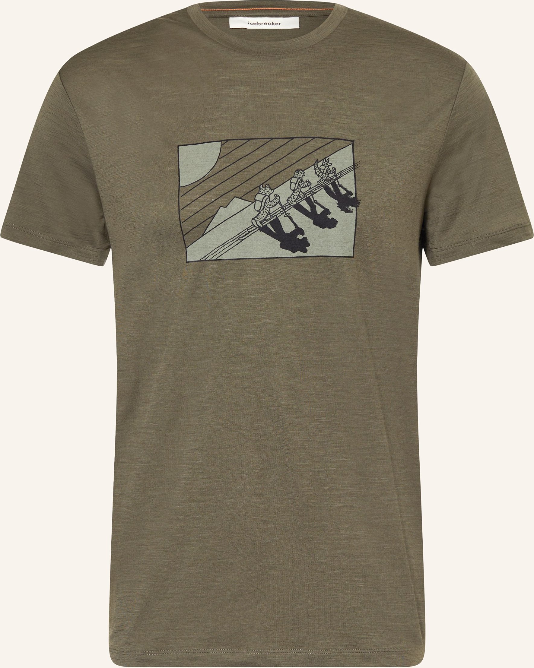 Icebreaker T-Shirt Aus Merinowolle gruen