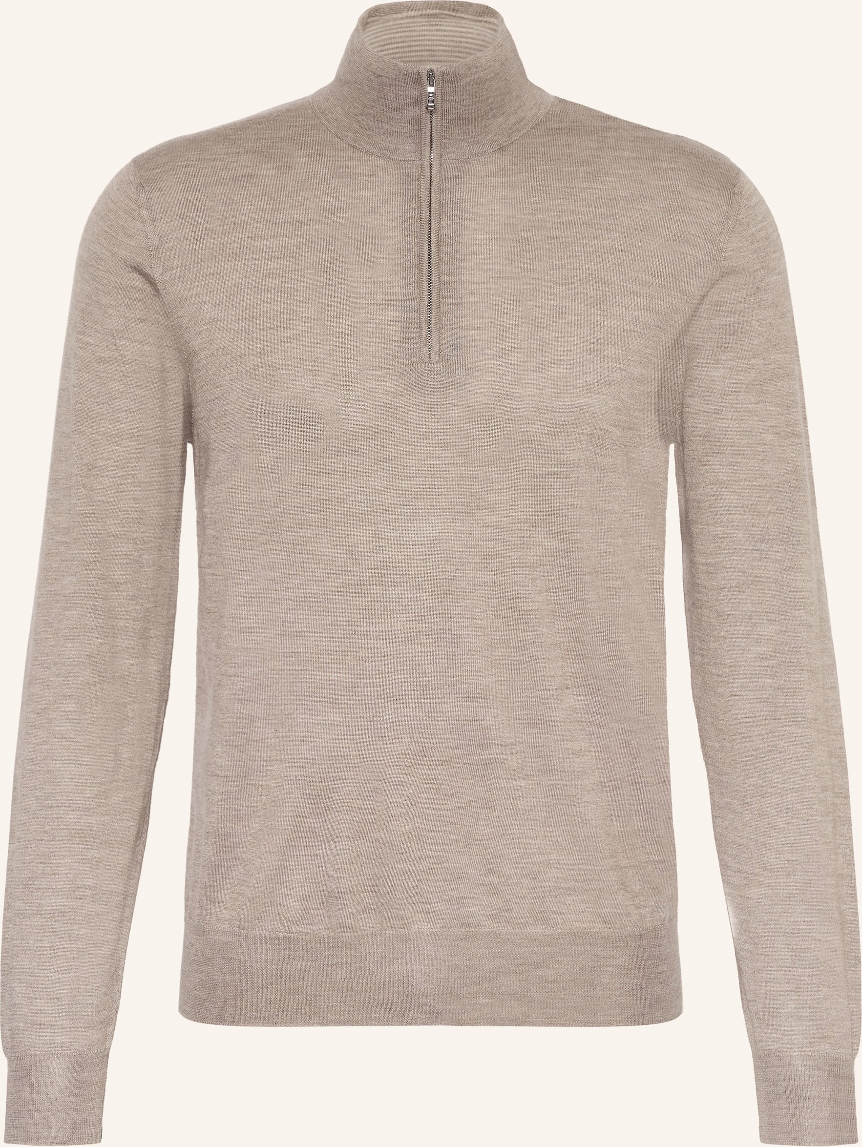 Fioroni Cashmere-Troyer Mit Seide beige