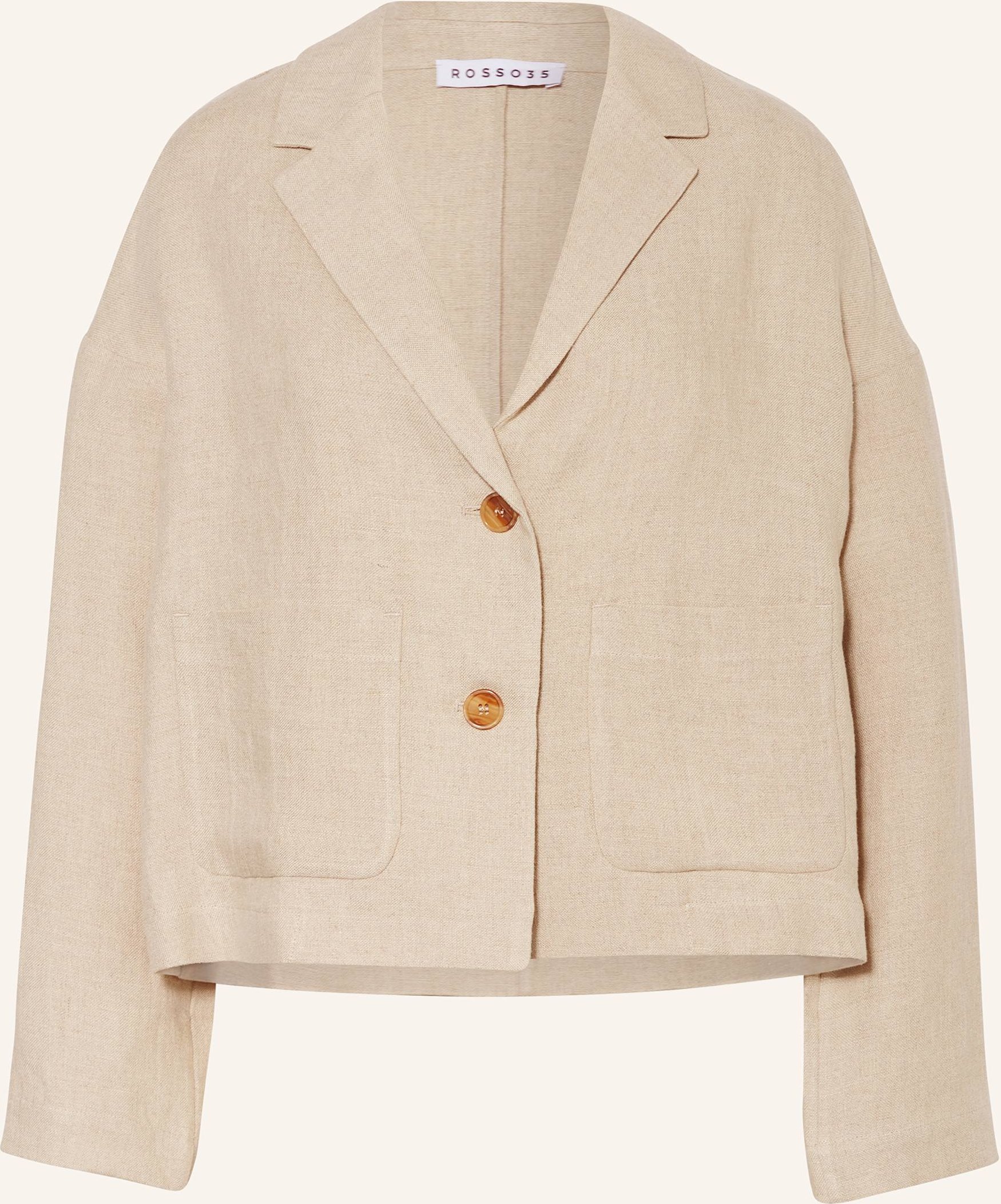rosso35 Leinenblazer beige