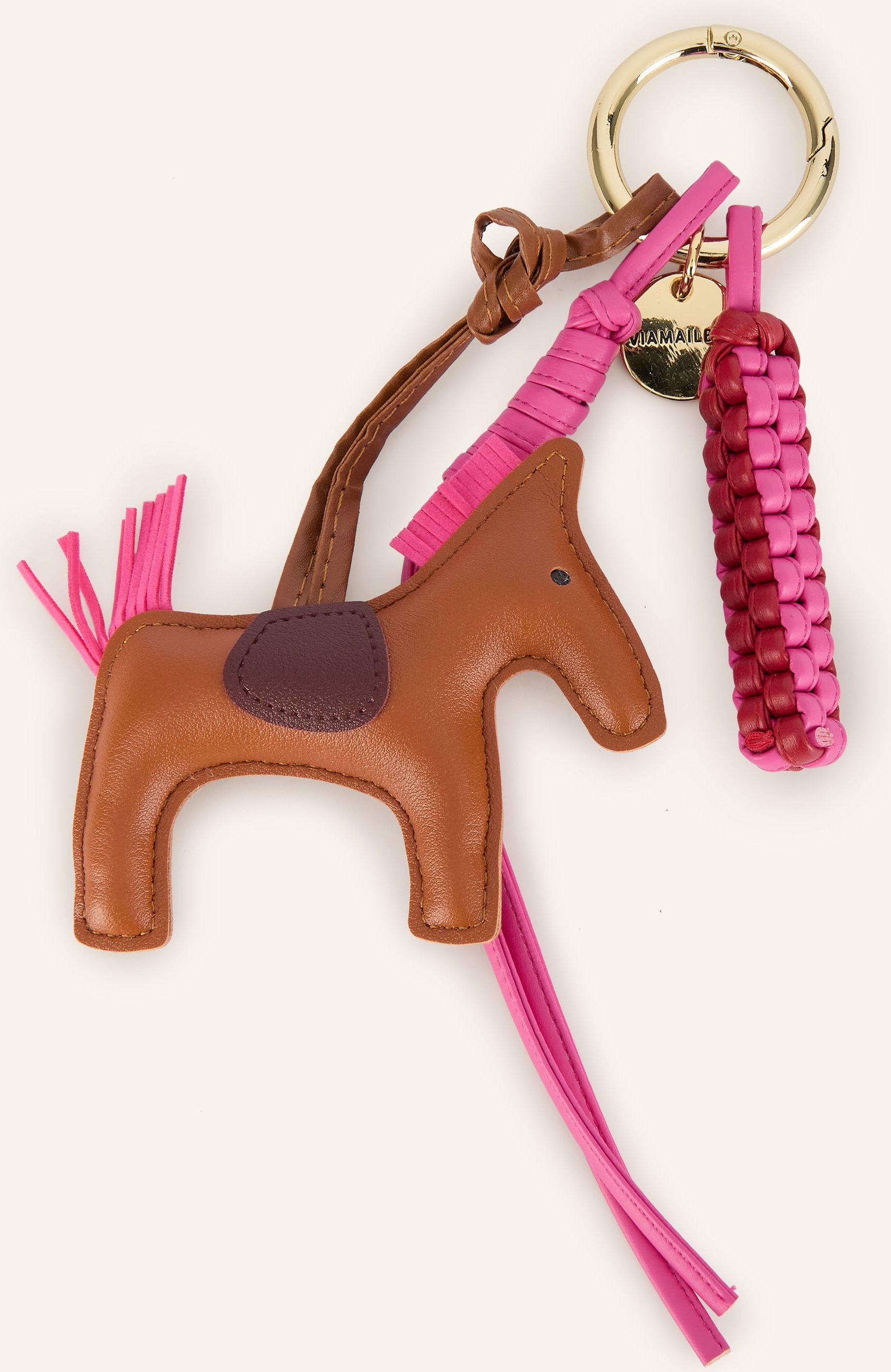 Viamailbag Taschenanhänger braun