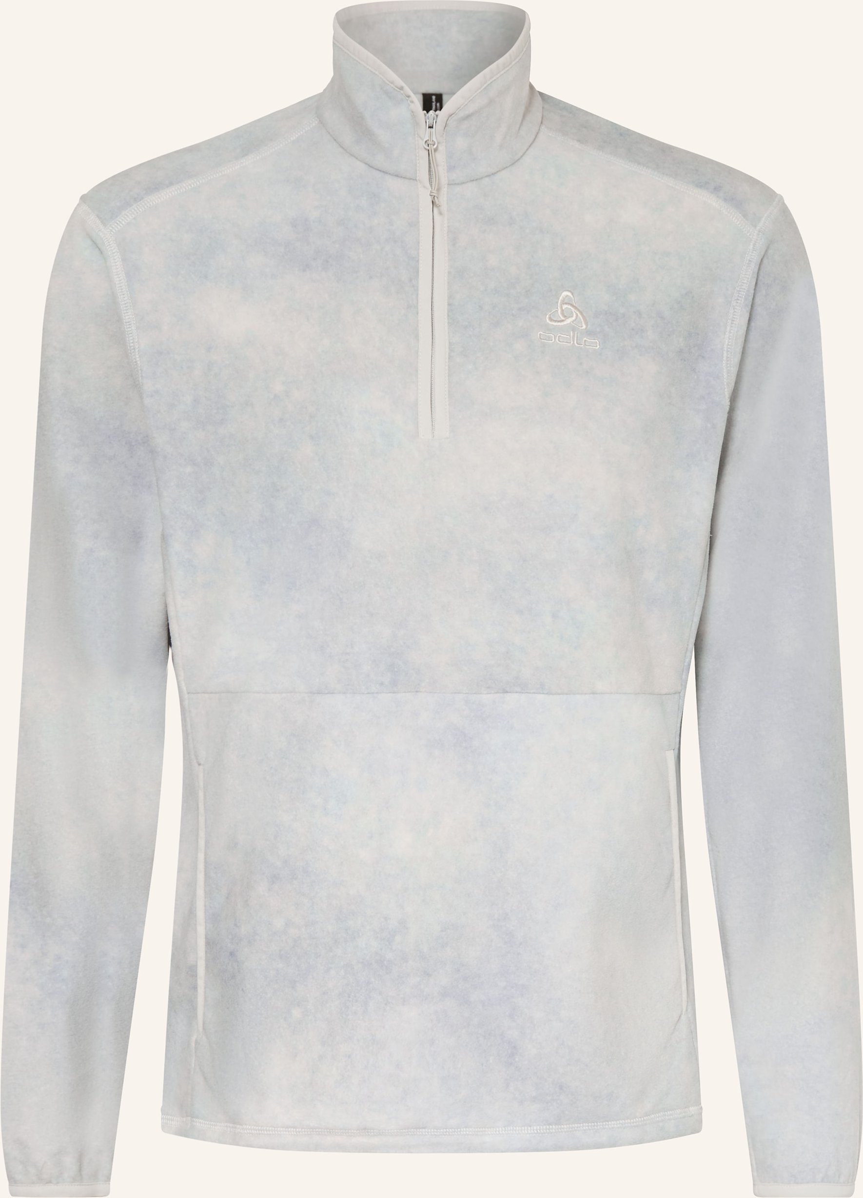 Odlo Fleece-Troyer Descent Pow grau