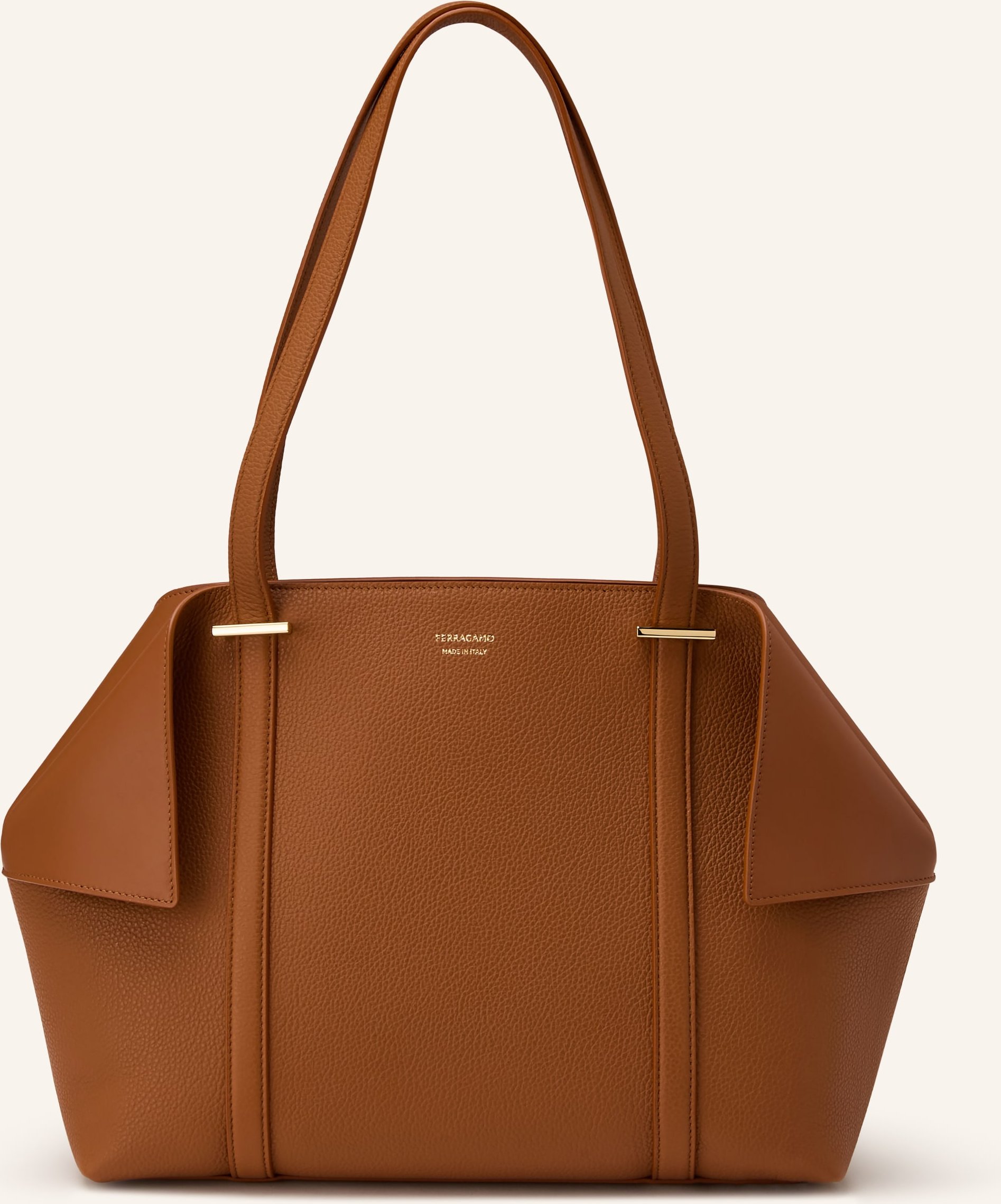 Ferragamo Shopper The Scarf Grainy braun