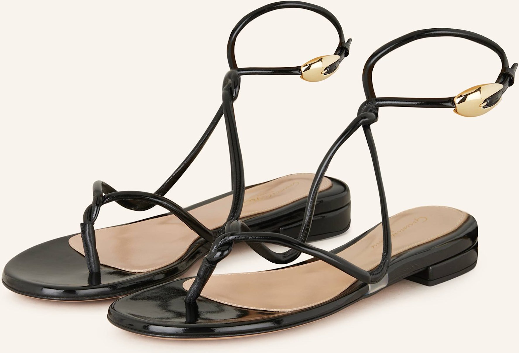 Thumbnail - Gianvito Rossi Sandalen schwarz