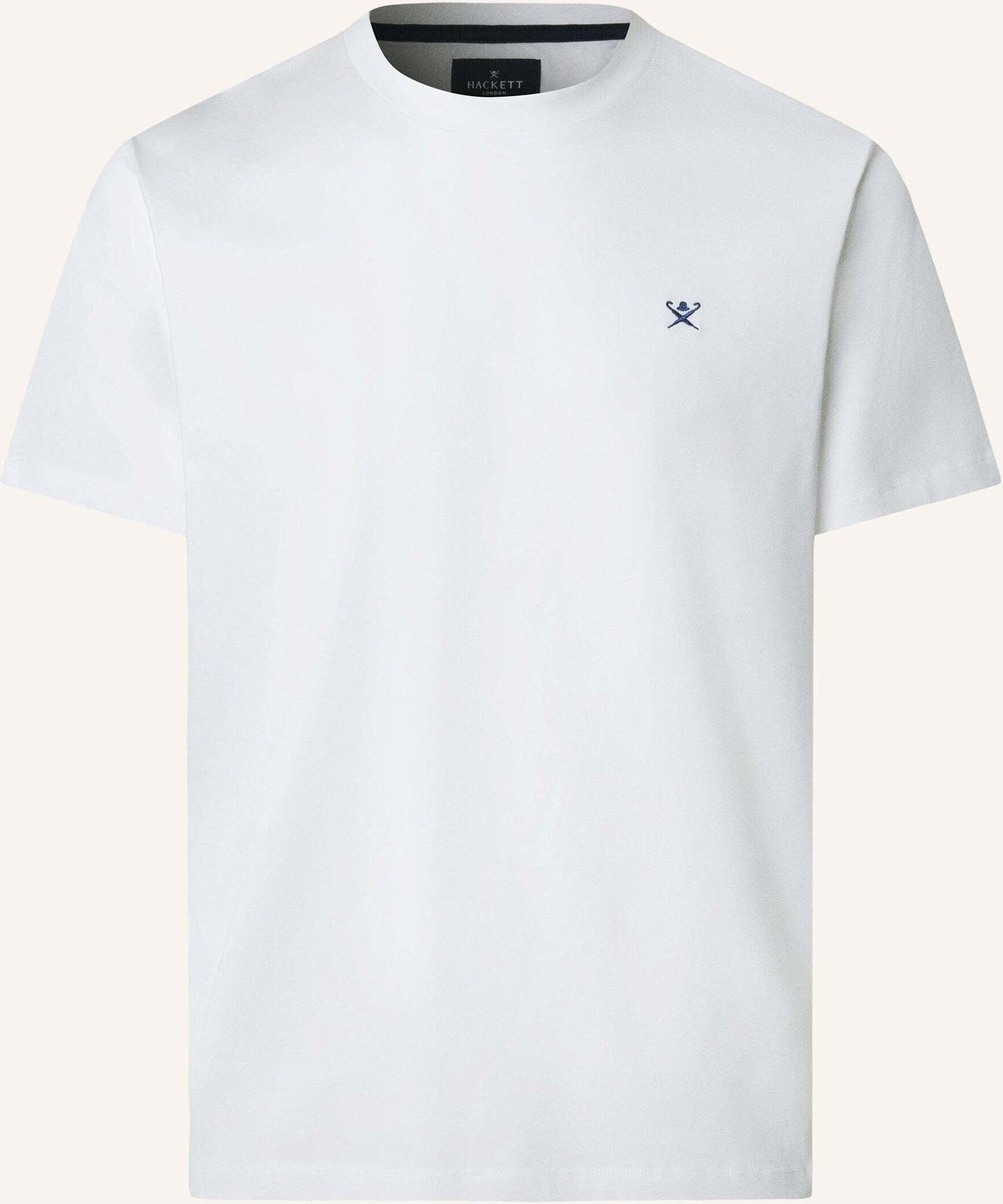 Hackett London T-Shirt Ss Logo Tee weiss