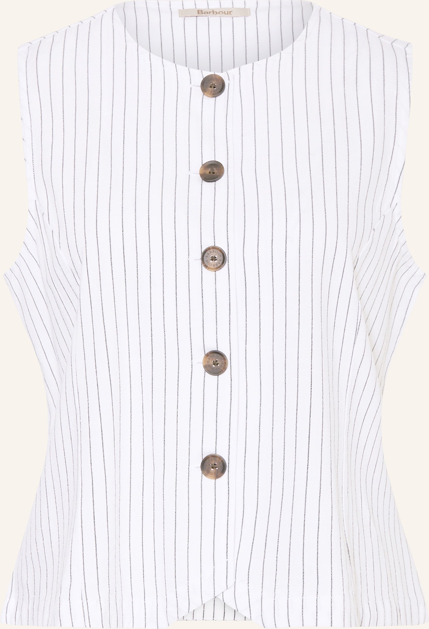 Barbour Blazerweste Sloane weiss