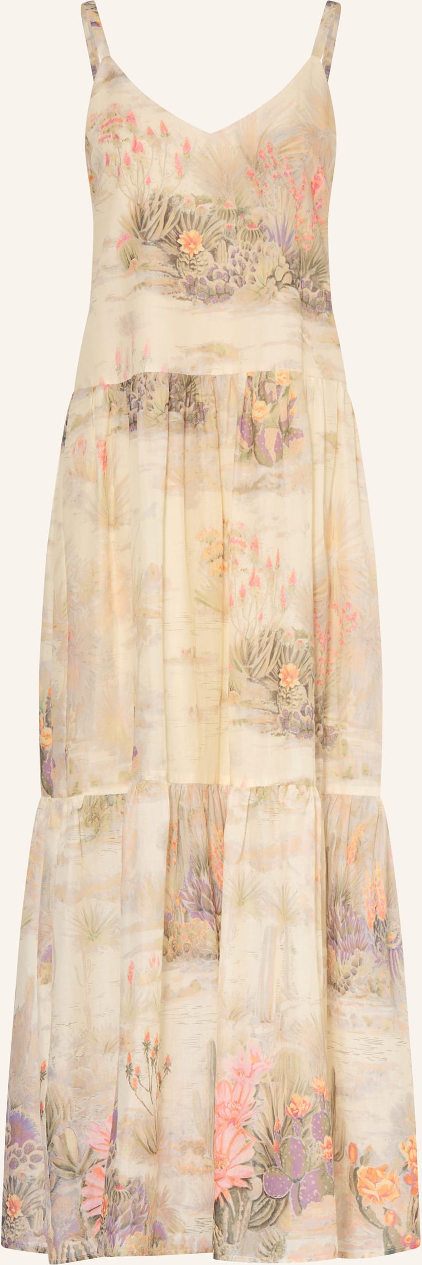 Riani Kleid Mit Rüschen beige