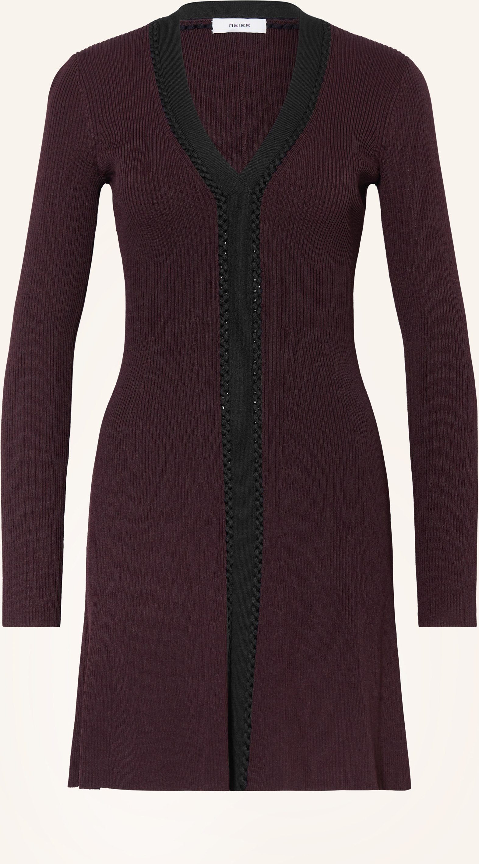 Thumbnail - Reiss Strickkleid Alma rot