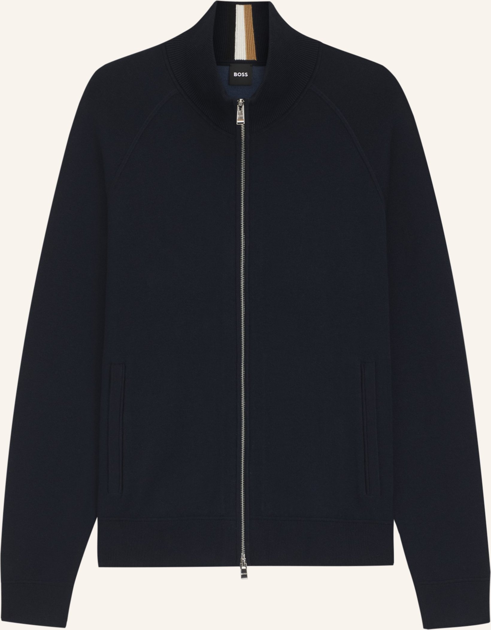 Thumbnail - Boss Strickjacke H-Idino Regular Fit blau