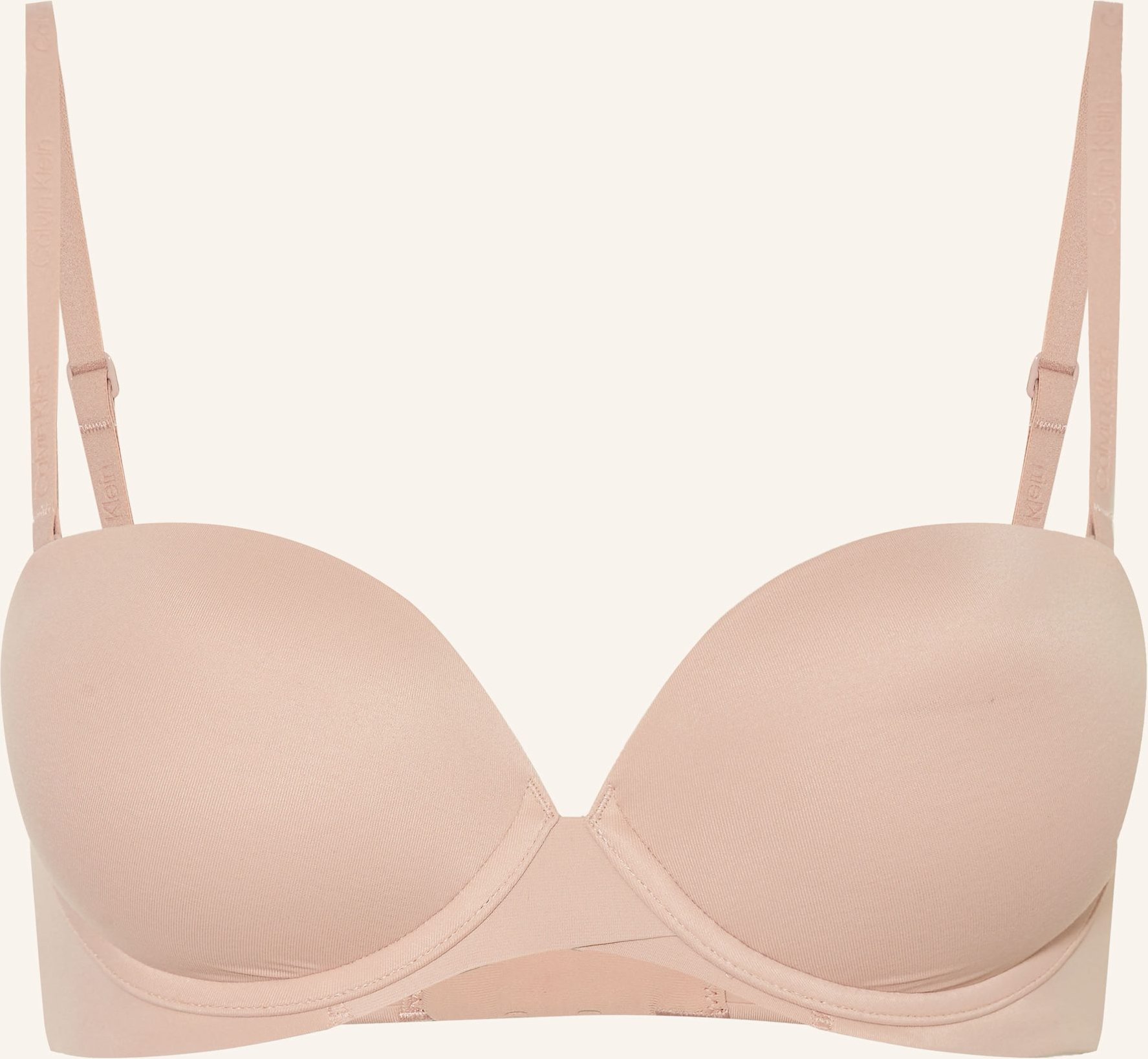 Thumbnail - Calvin Klein Push-Up-Bh Perfectly Fit beige