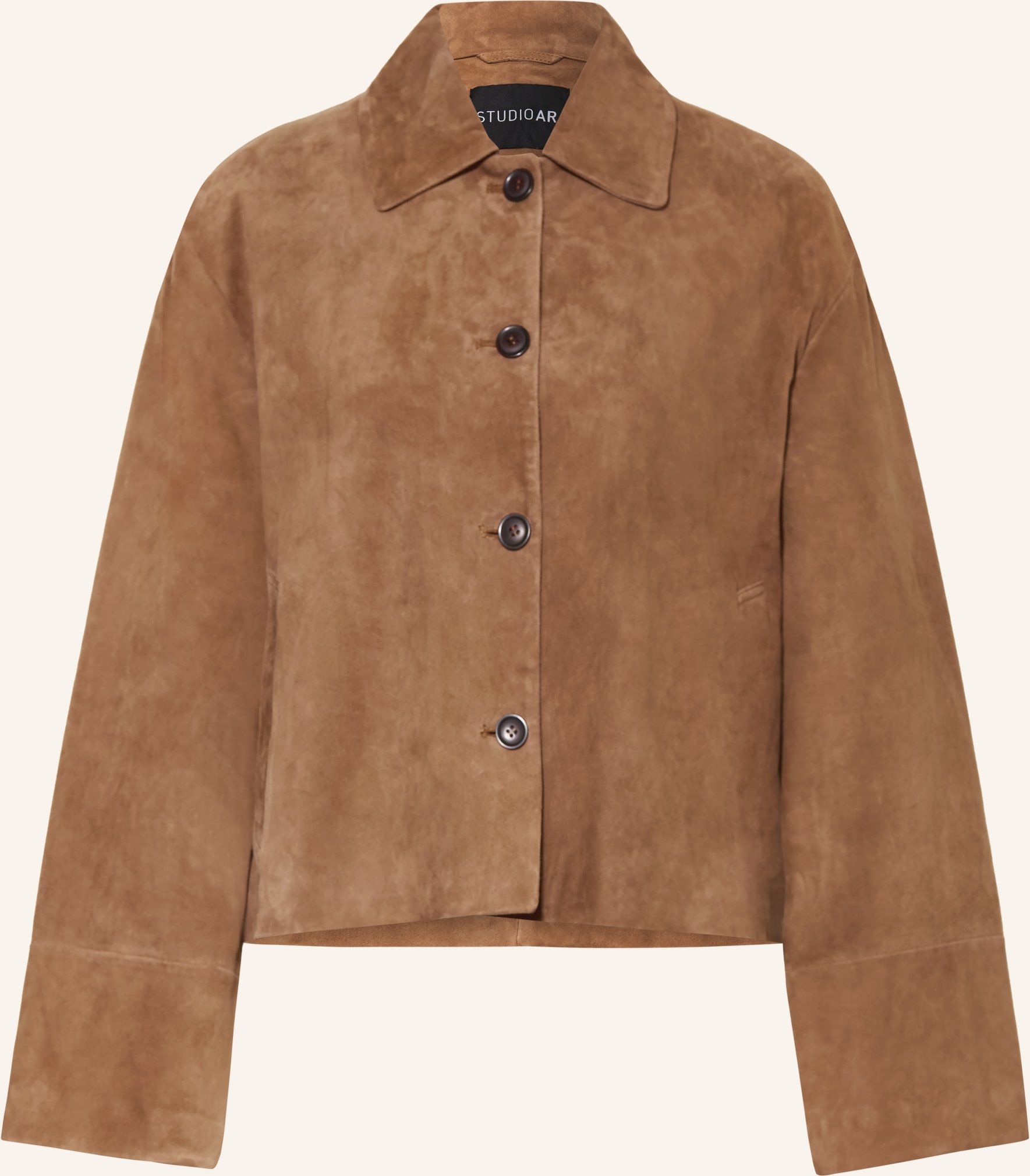Studio Ar Lederjacke Elaine braun