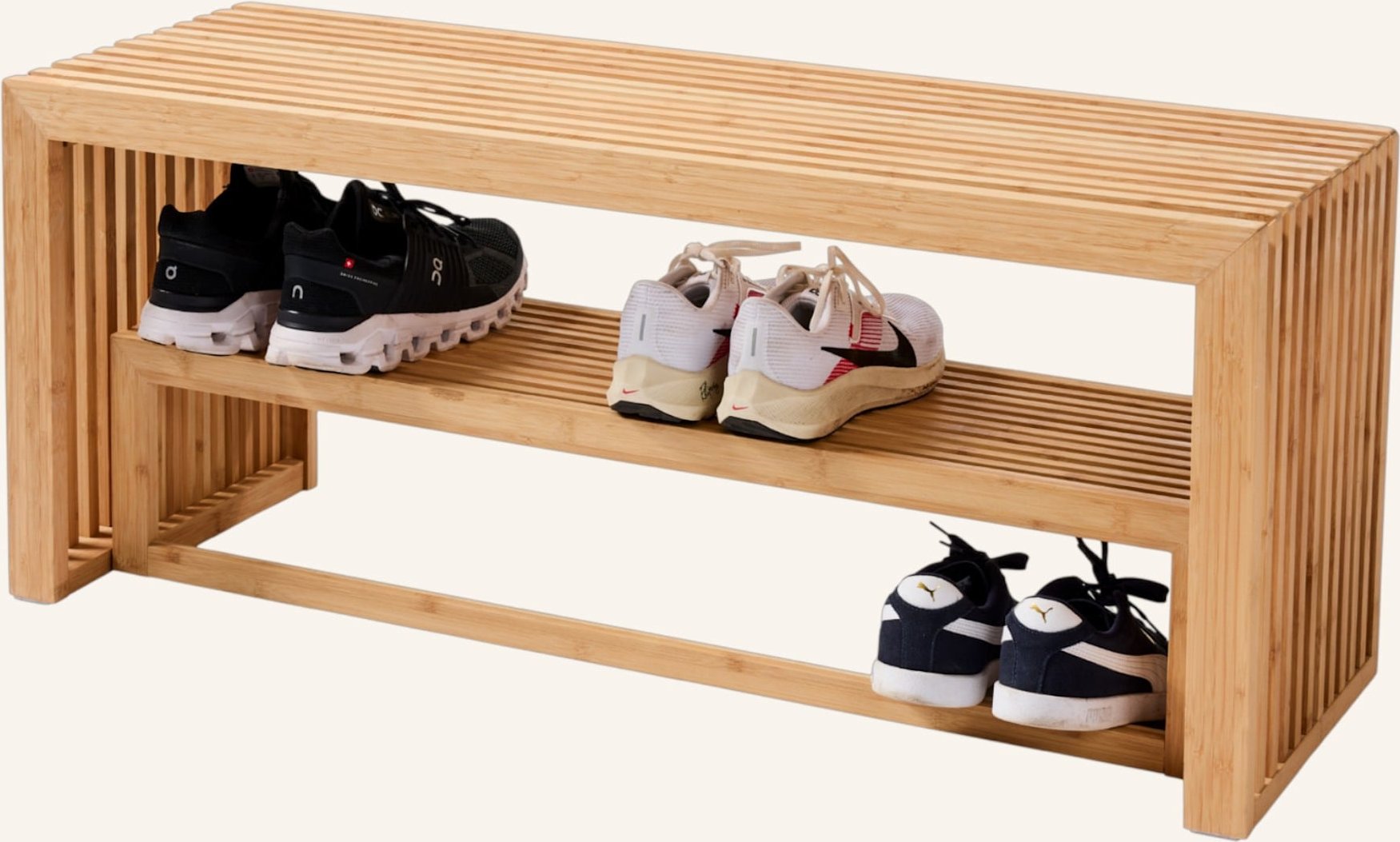 Cinas Garderoben-Set Rib Multifunction braun