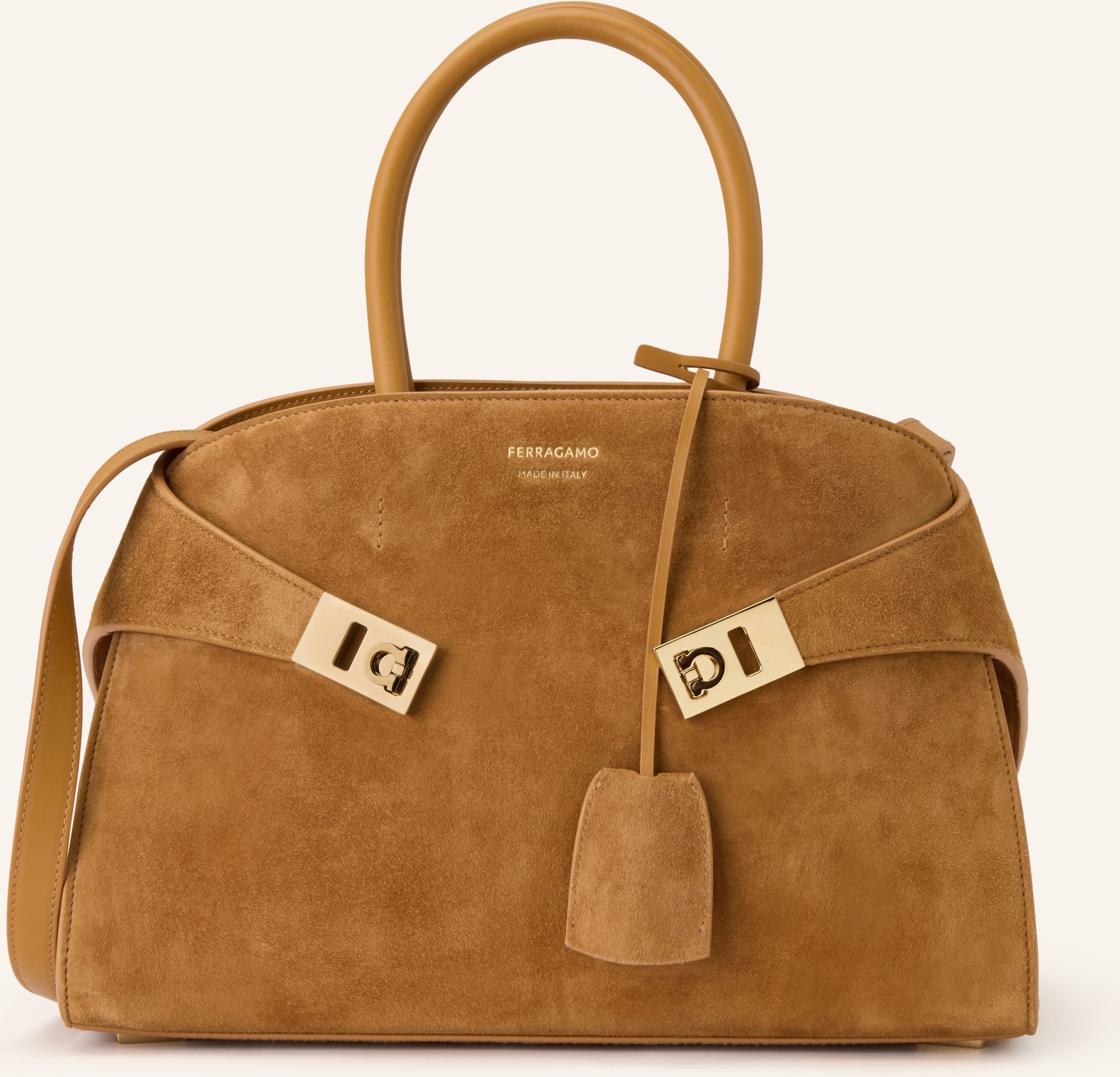 Ferragamo Handtasche Hug beige