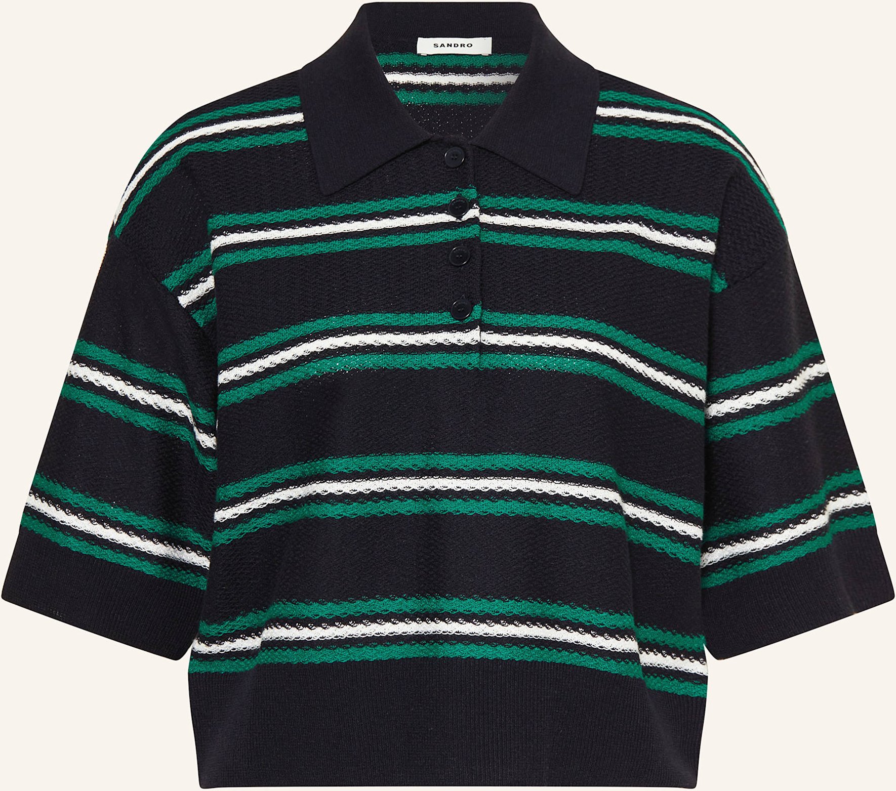 Sandro Strickshirt blau