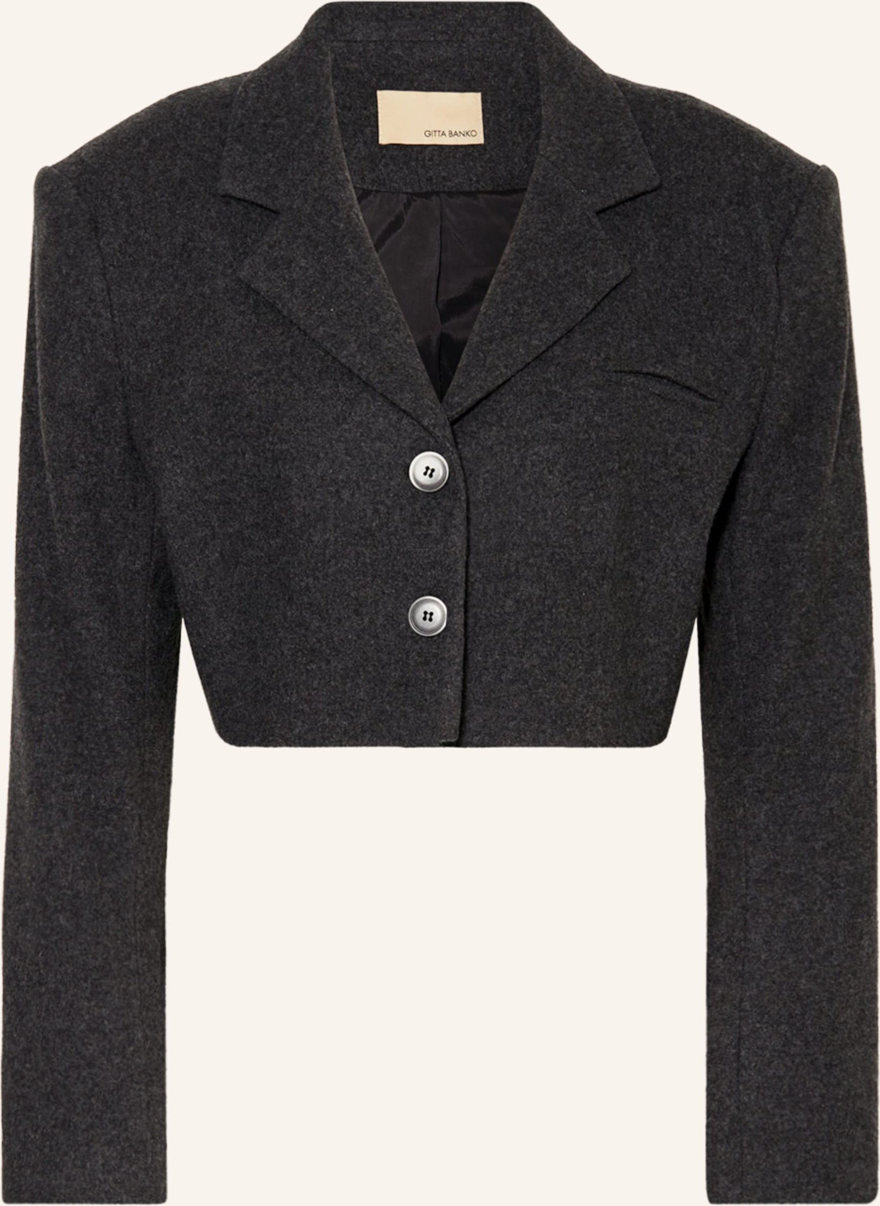 Gitta Banko Cropped-Blazer Taylor grau