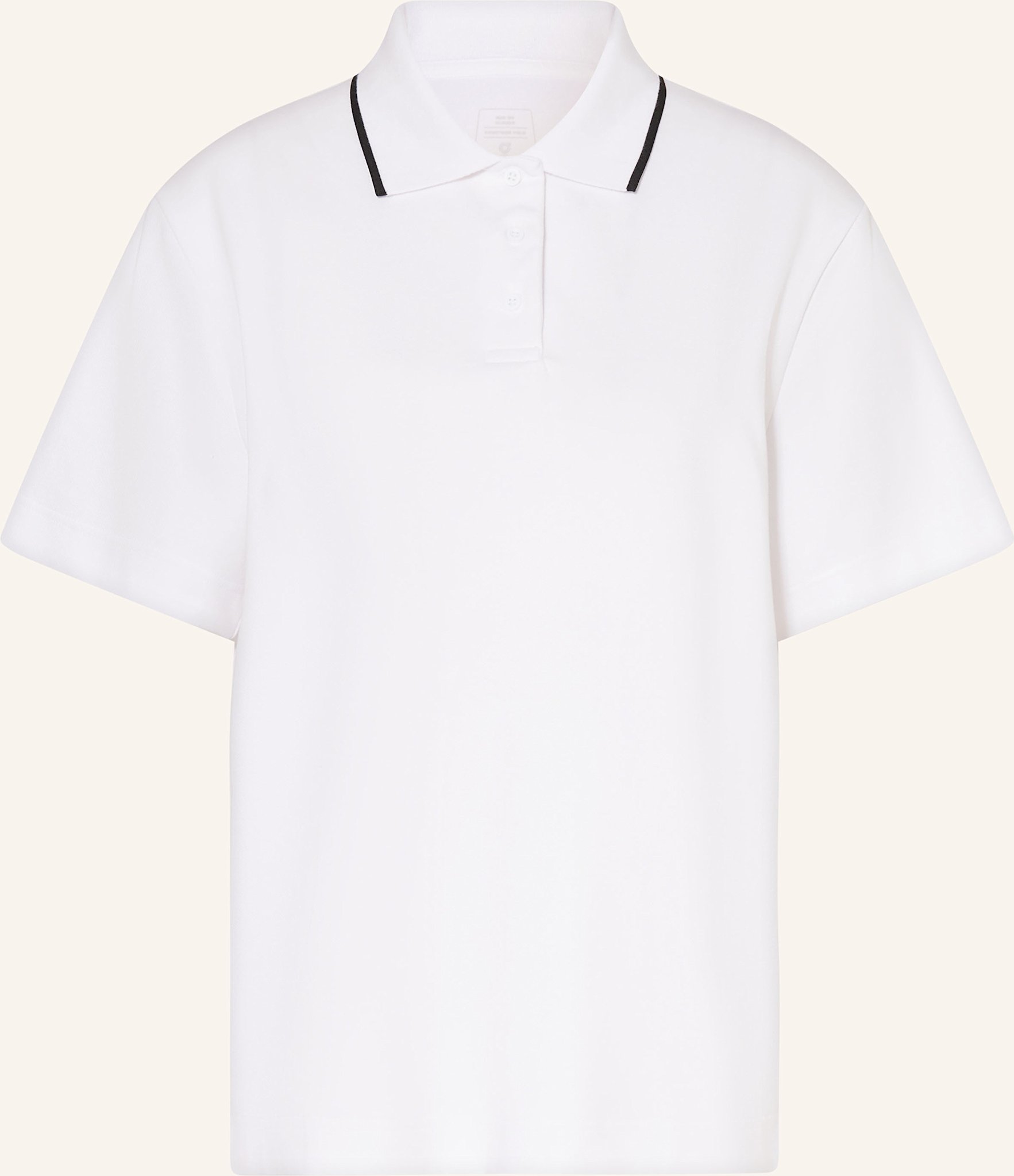 On Piqué-Poloshirt Courtside weiss