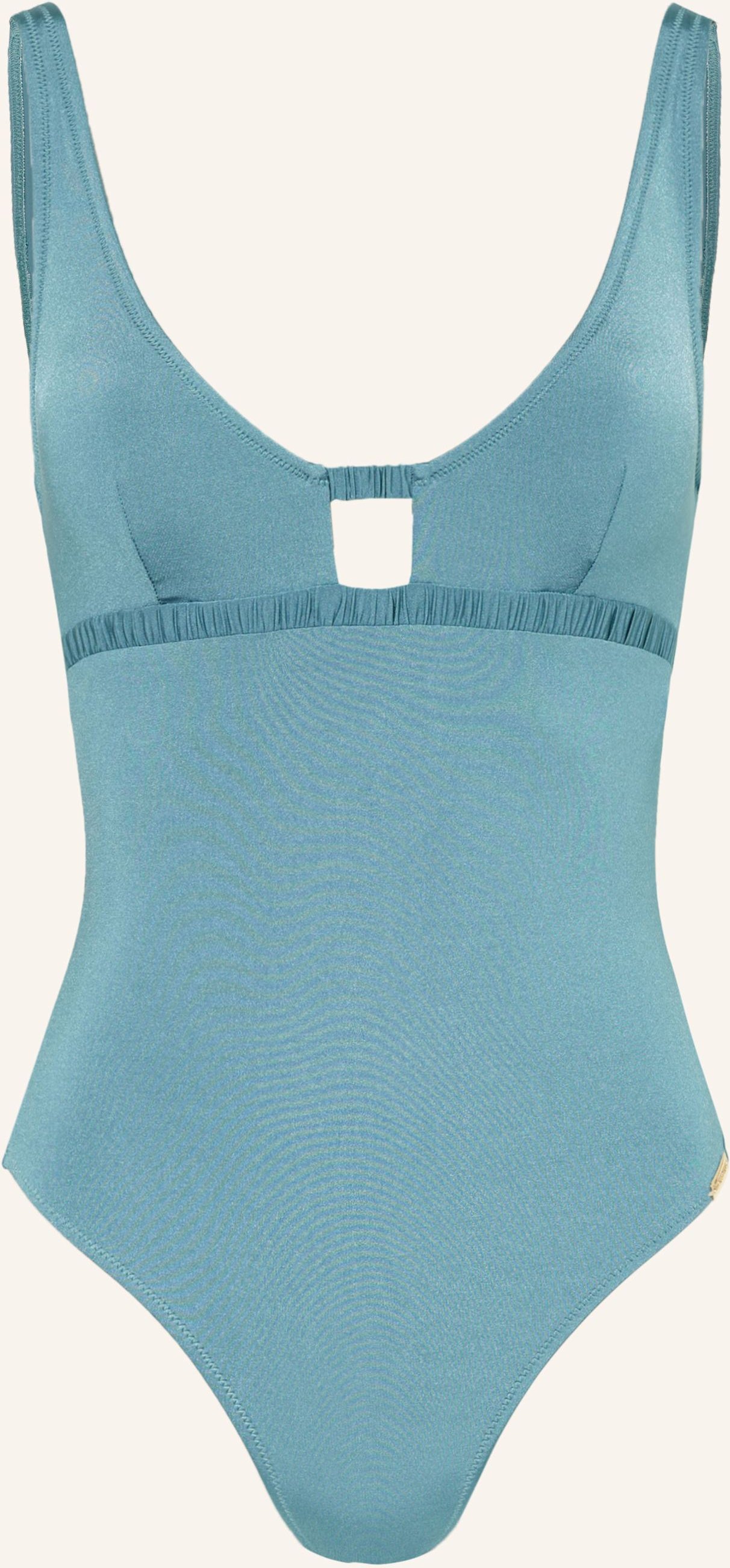 Watercult Badeanzug Shimmering Solids blau