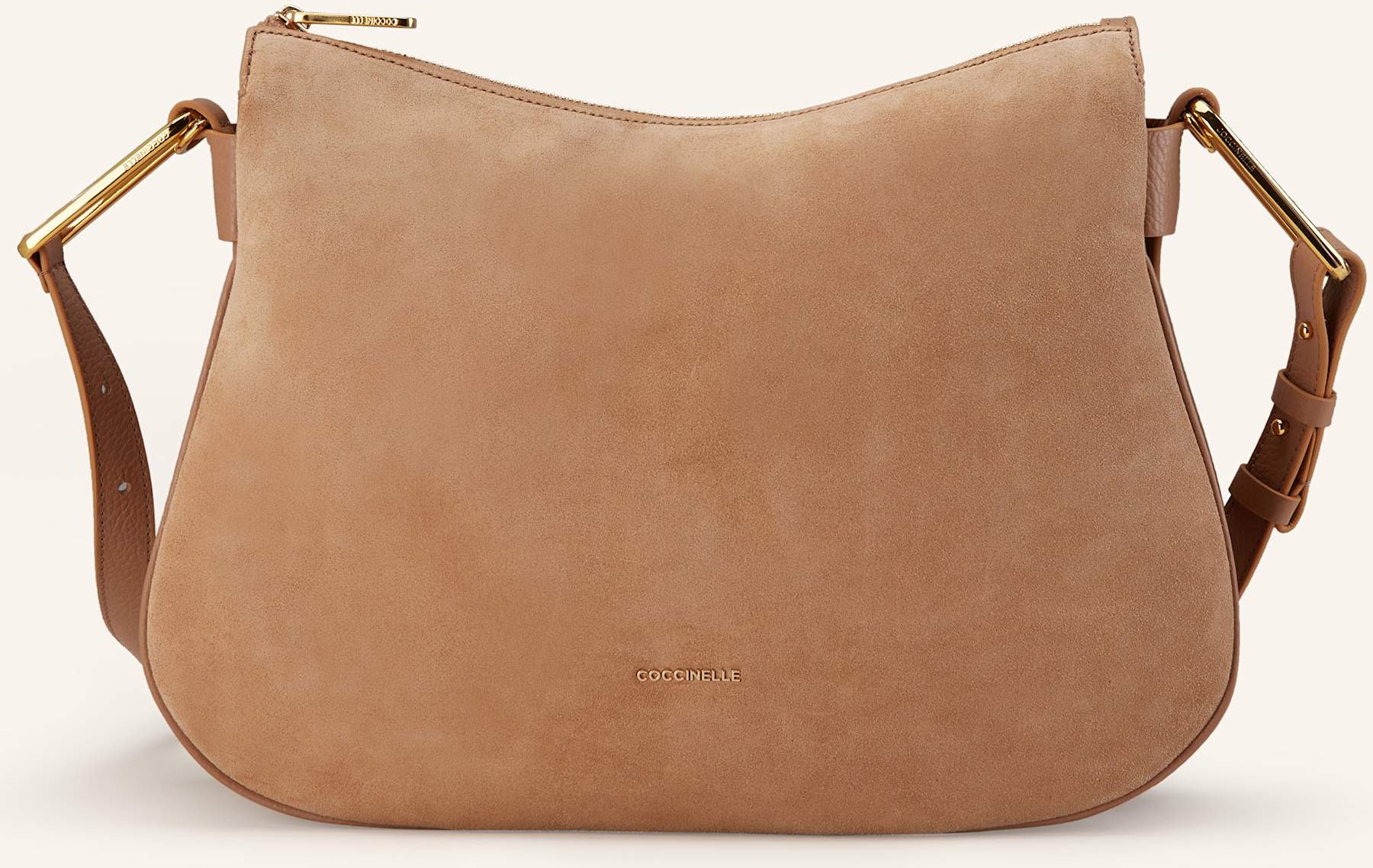 Thumbnail - Coccinelle Schultertasche Magie beige