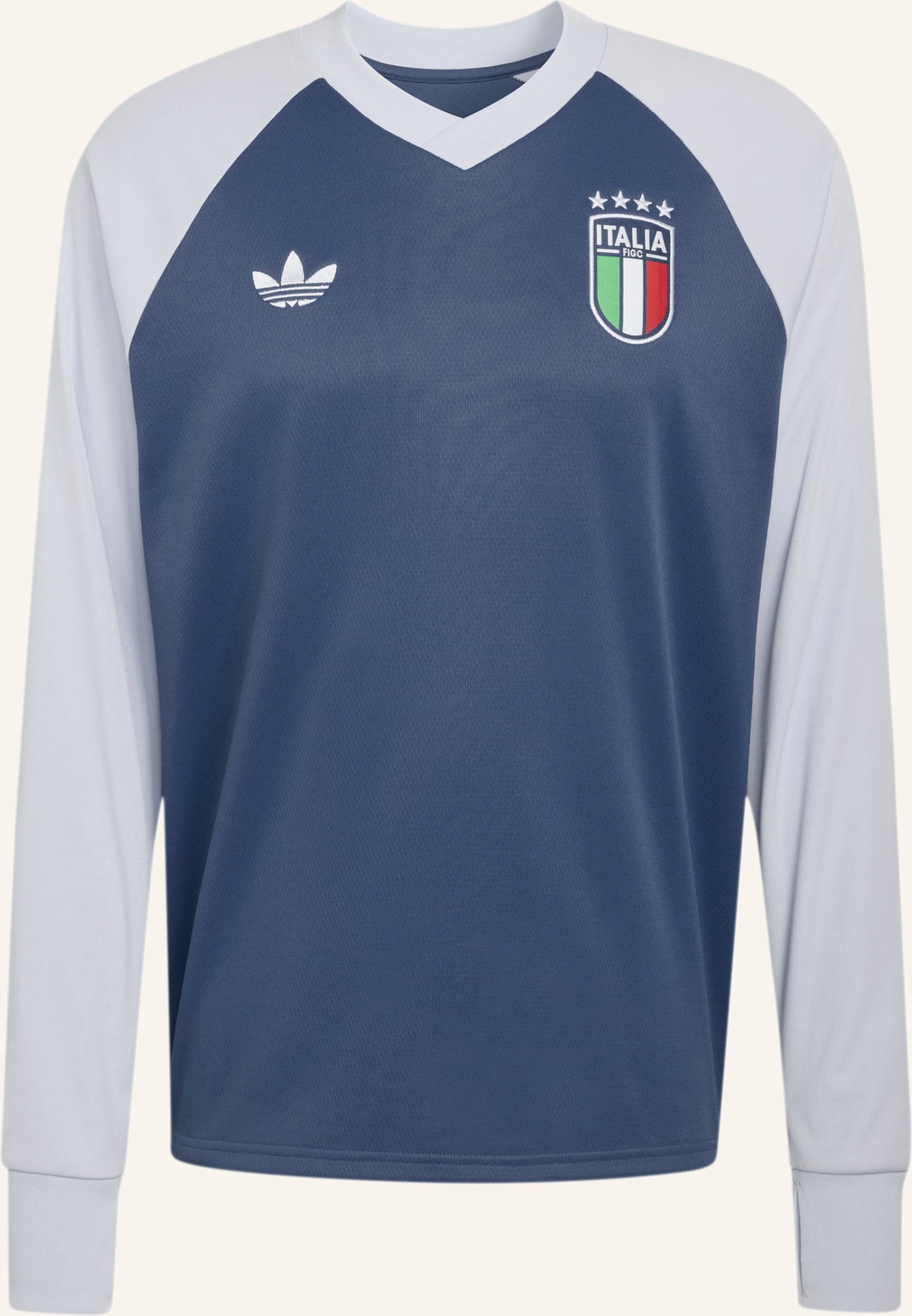 Adidas Italien 26 Pre-Match Warm Auswärts-Oberteil blau
