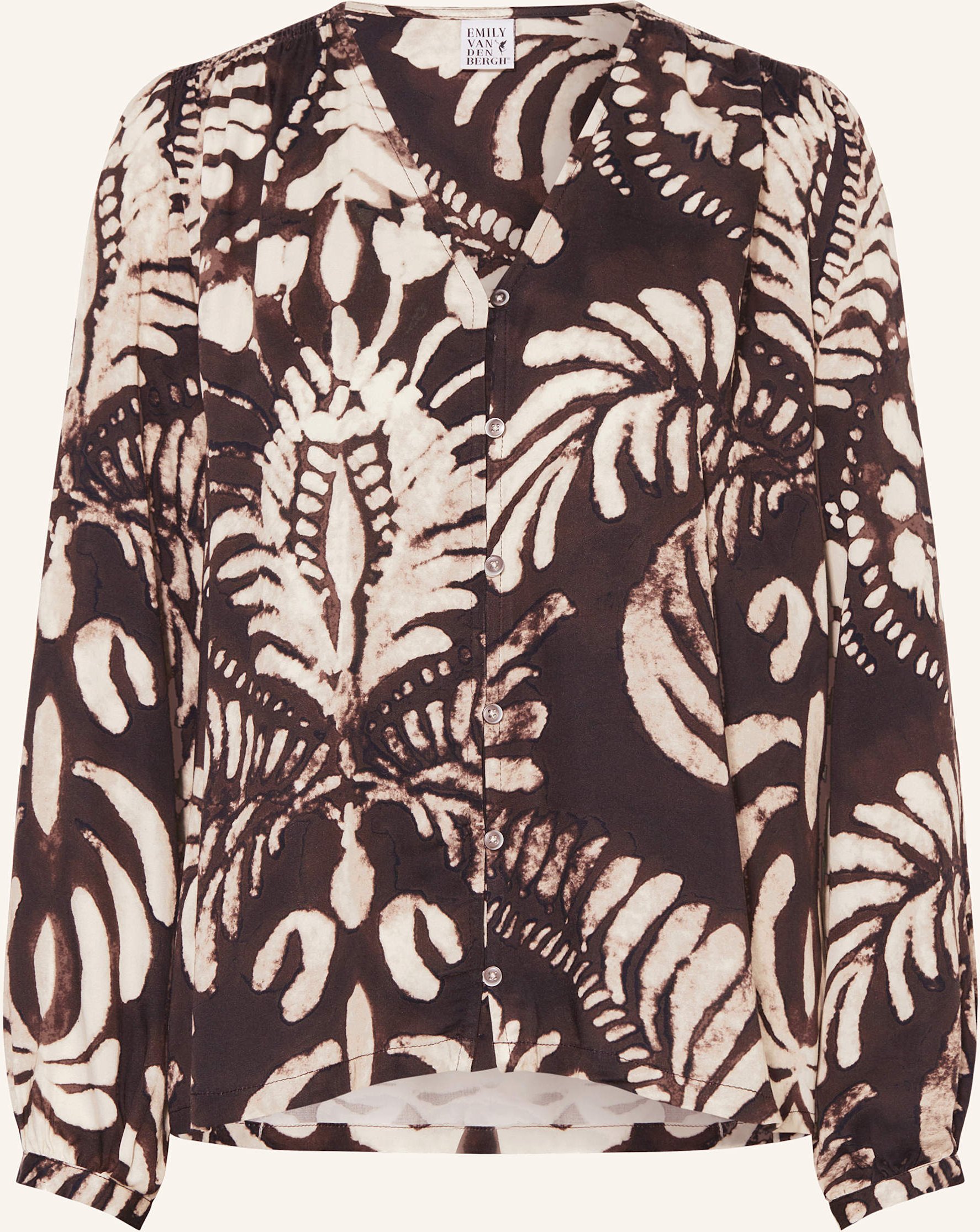 Emily Van Den Bergh Bluse braun