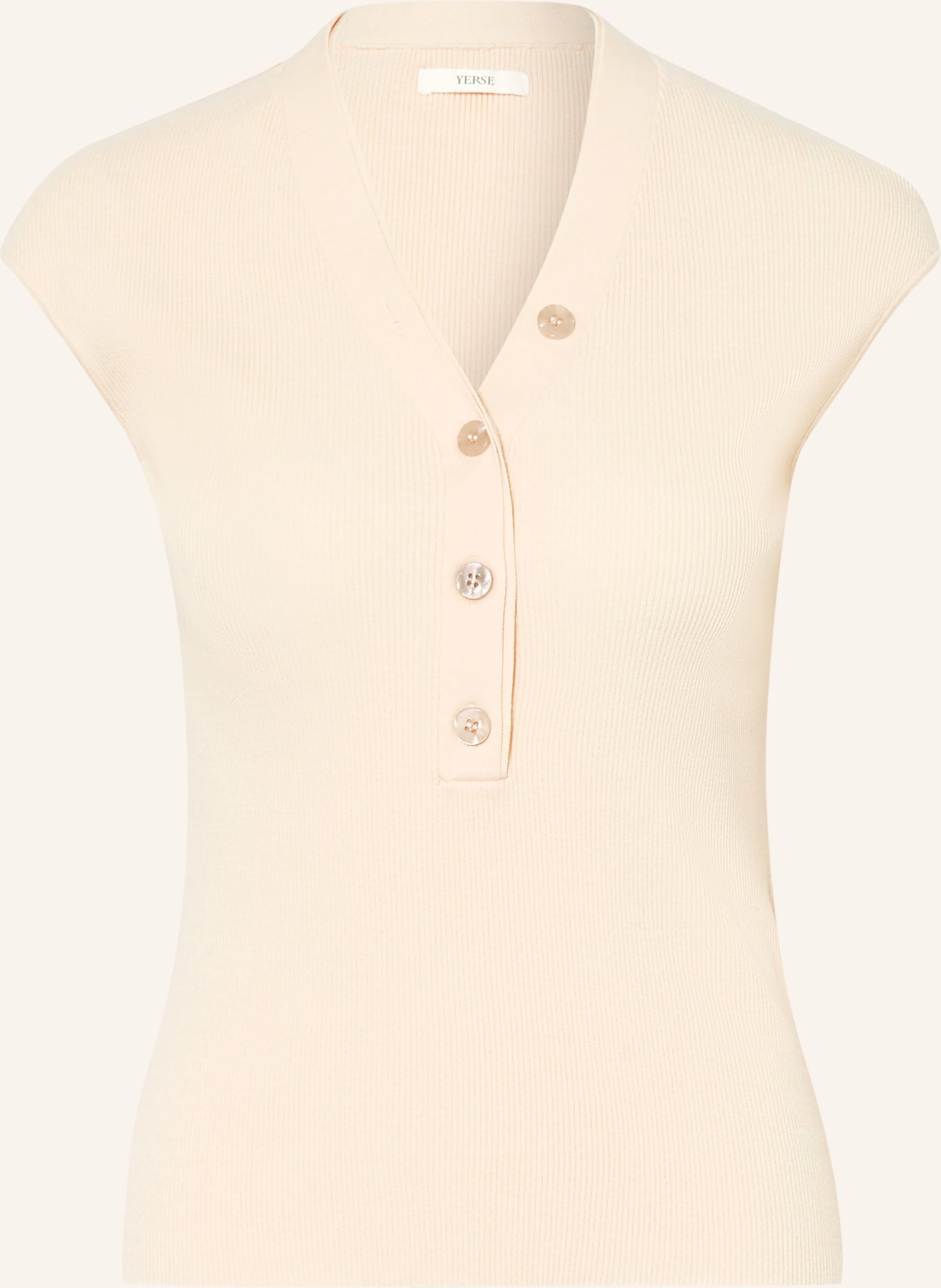 Yerse Stricktop Lavander weiss