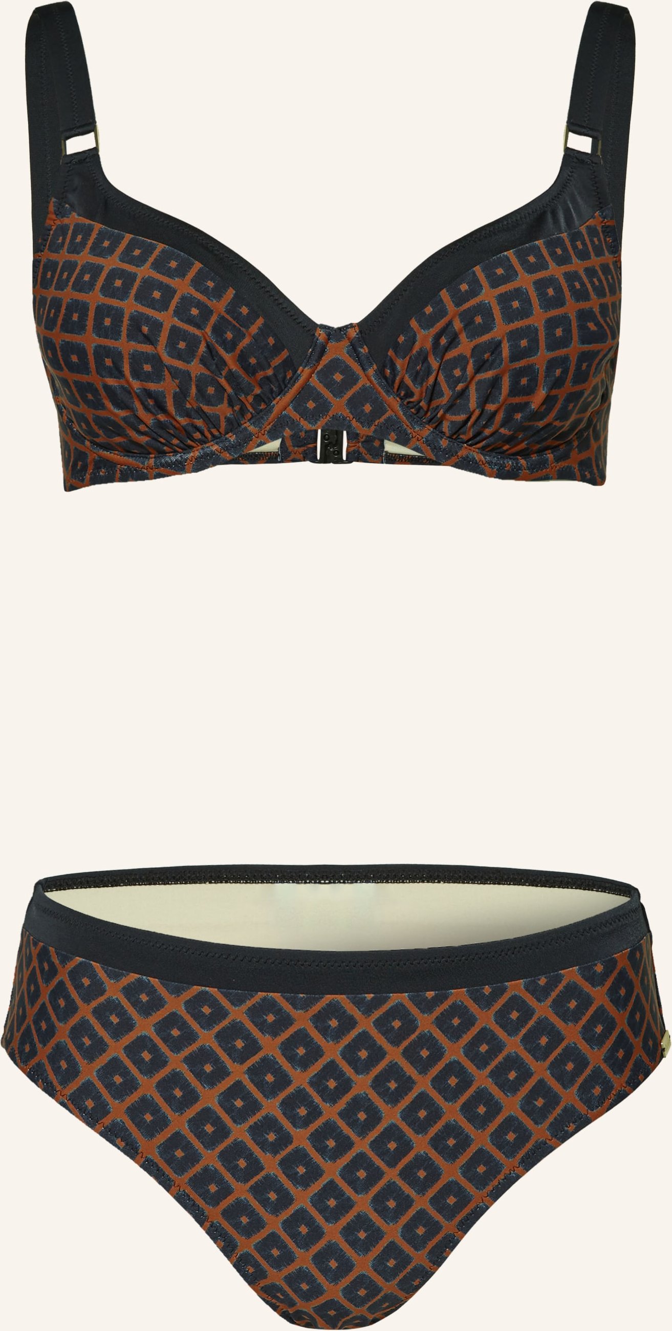 Charmline Bügel-Bikini Tobacco Fields schwarz