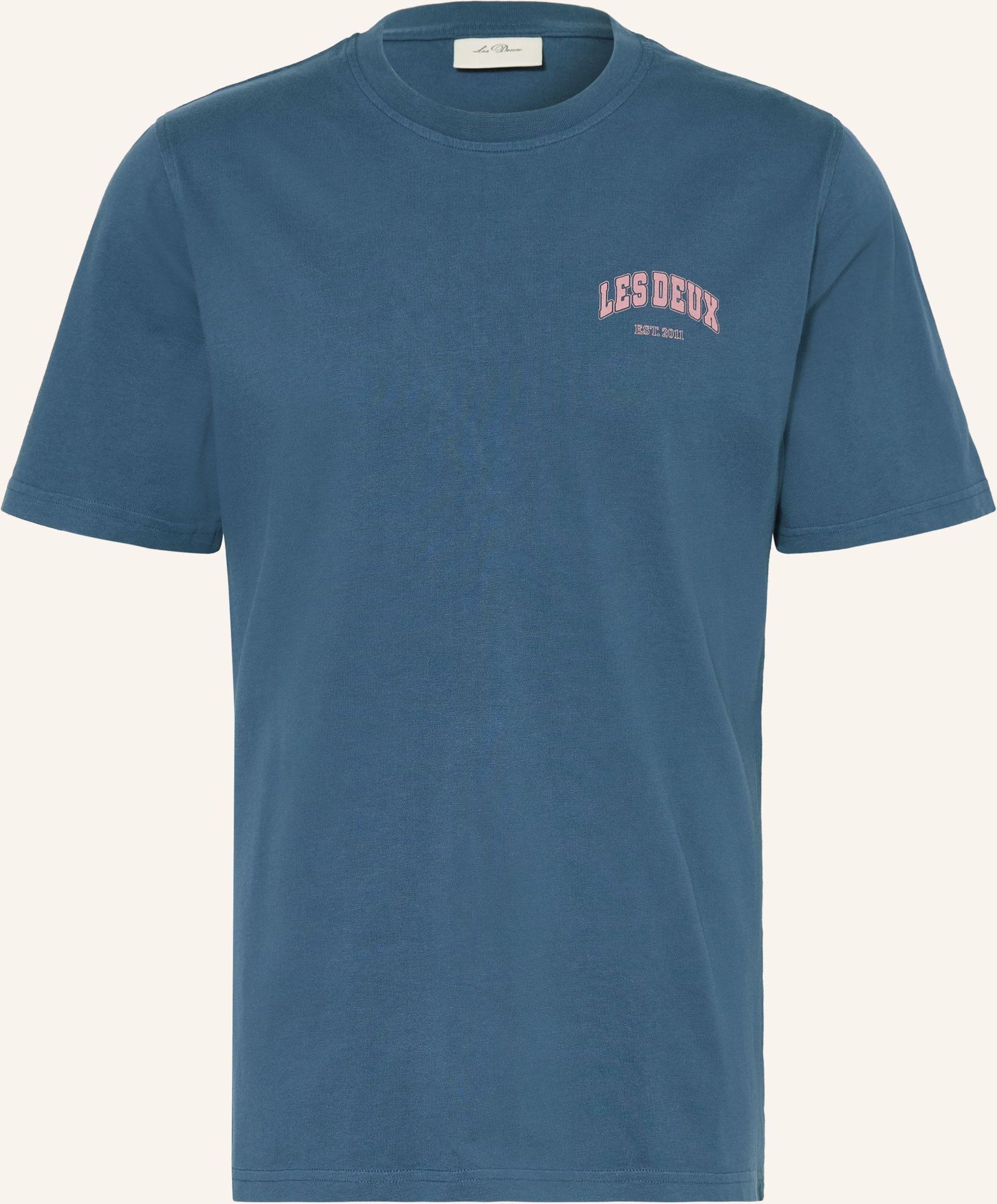 Les Deux T-Shirt Brady blau