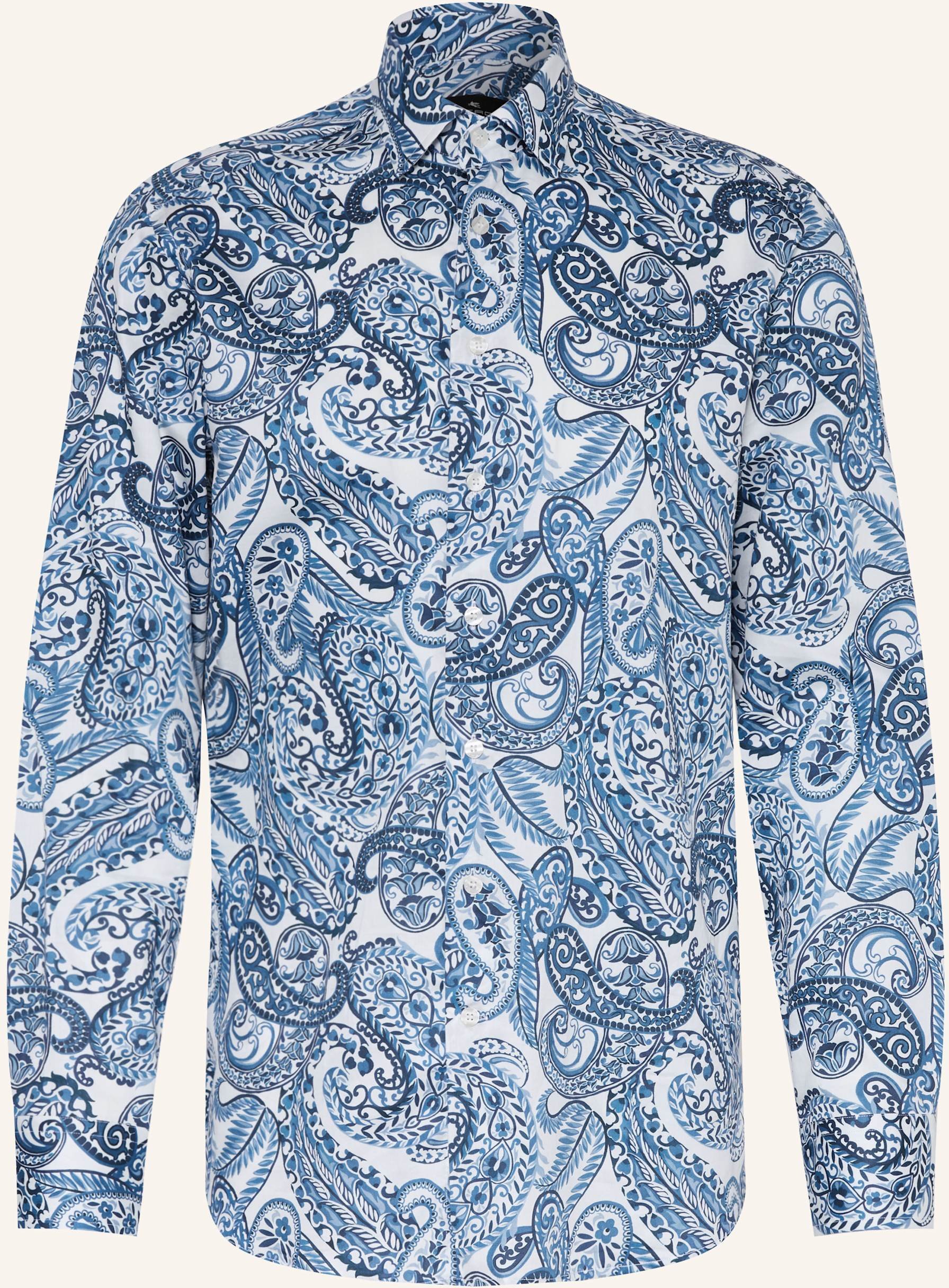 Etro Hemd Regular Fit blau
